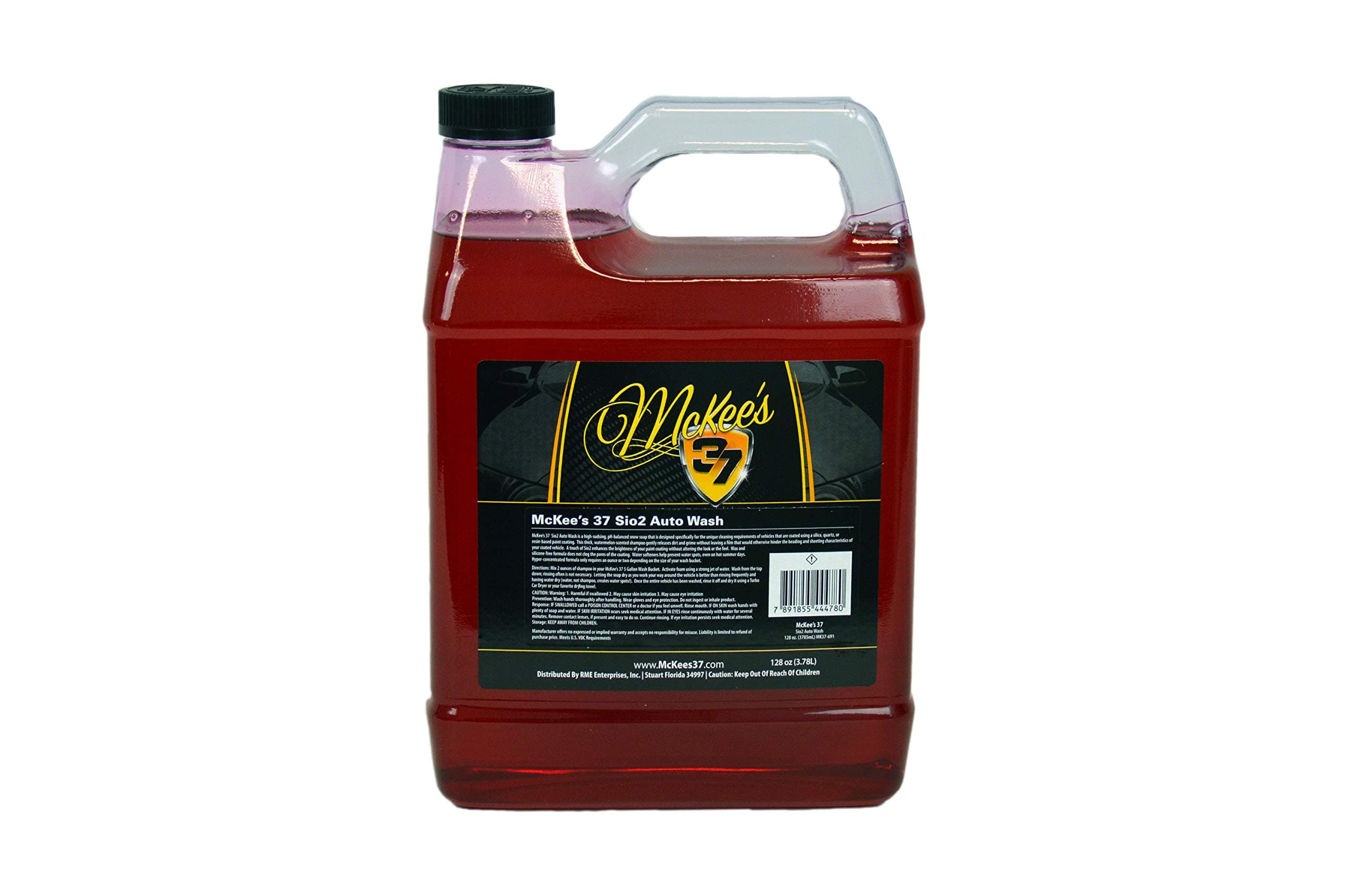 McKee's 37 MK37-691 Sio2 Auto Wash, 128 oz.