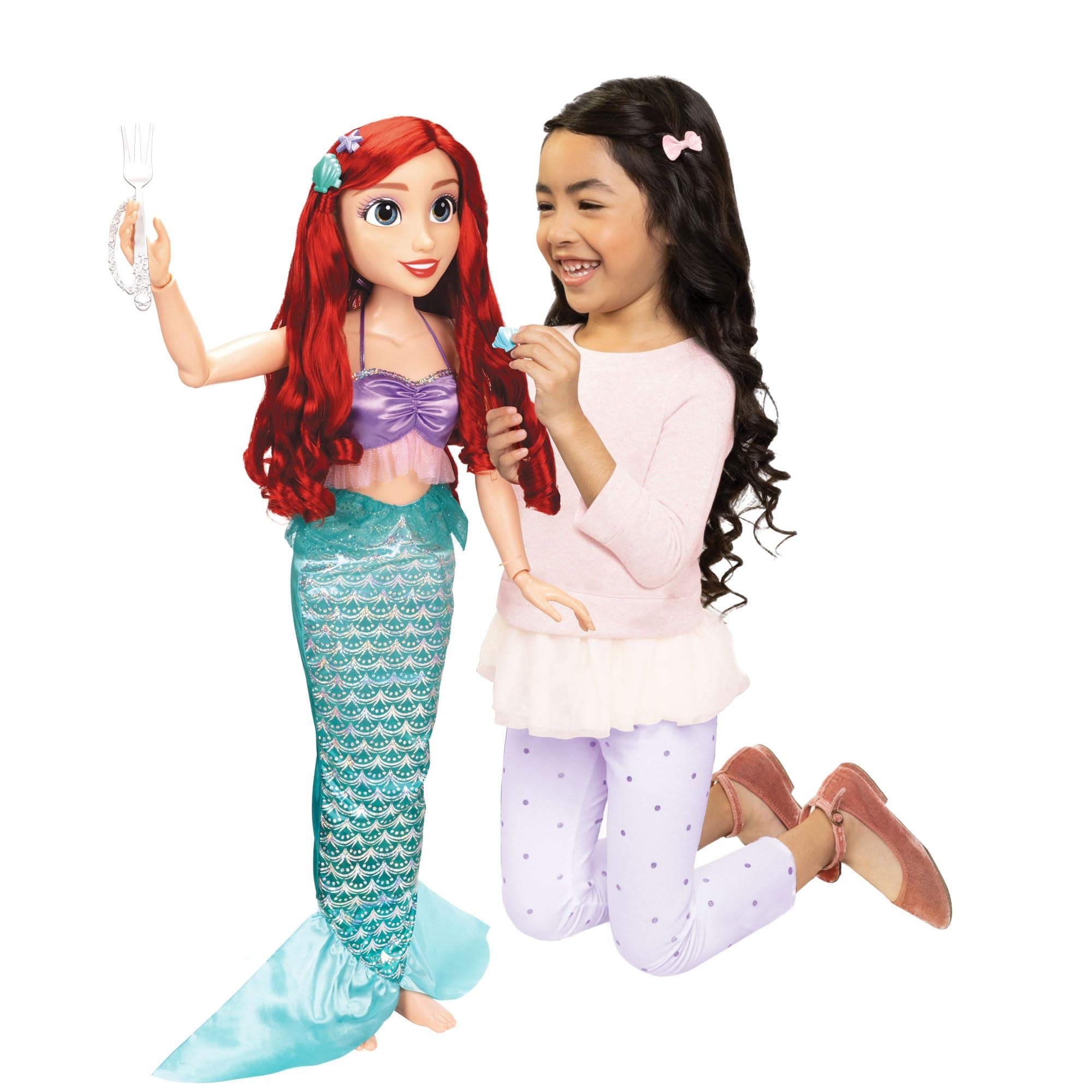 Disney Princess Play-Date Ariel Doll with Accessories, 32" Tall