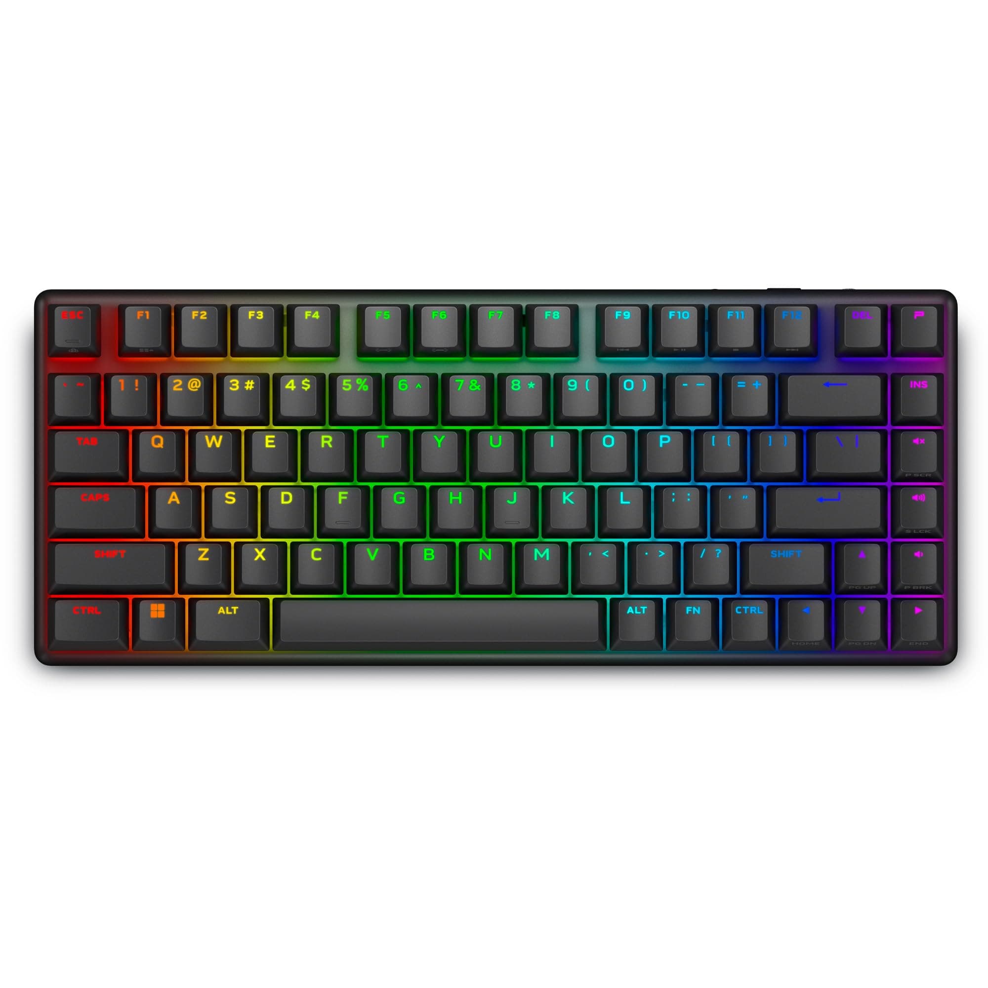 Pro Wireless Gaming Keyboard - Bluetooth 5.1/2.4 GHz Radio Frequency Connectivity, Linear Mechanical, Hot-swappable switches, Tri mode connectivity, Adjustable Height - Dark Side of the Moon