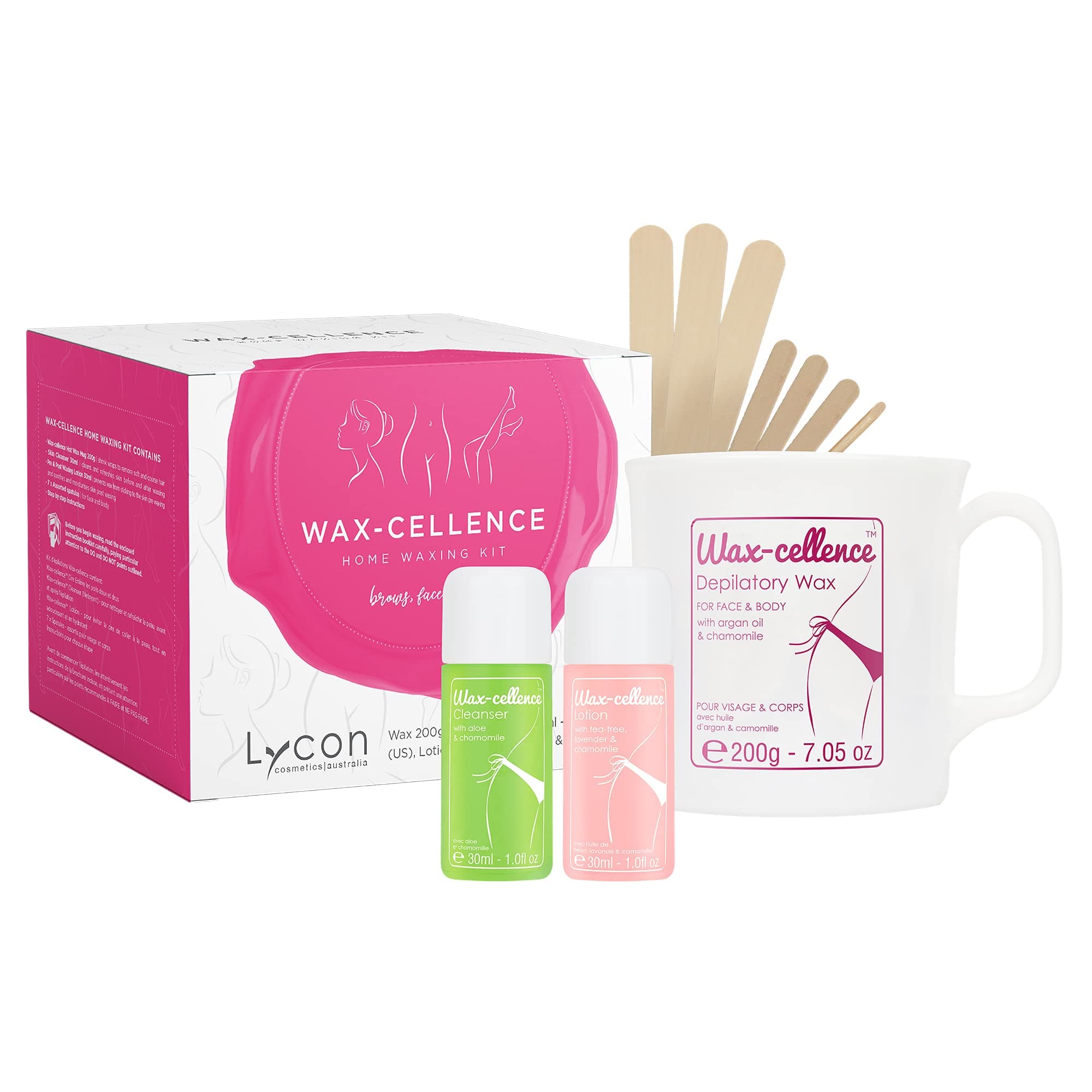 WAX-CELLENCE HOME WAXING KIT