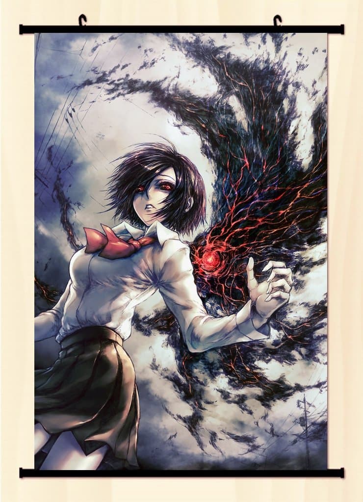 Tokyo Ghouls Popular Anime Kaneki Ken Home Decor Poster Wall Scroll Japanse 23.6 X 35.4 Inches -C07