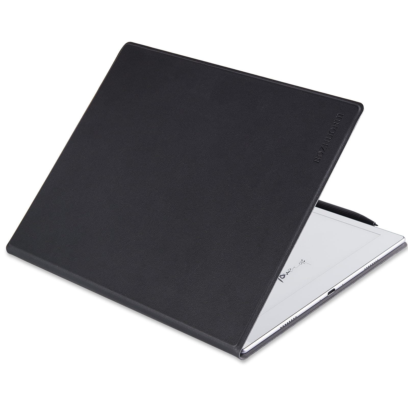 Case for Boox Go 10.3 ePaper Tablet | with Sleep/Wake | Magnetic Adsorption | Book Folio Style | Thin & Light | Vegan PU Leather Smart Cover (Black)