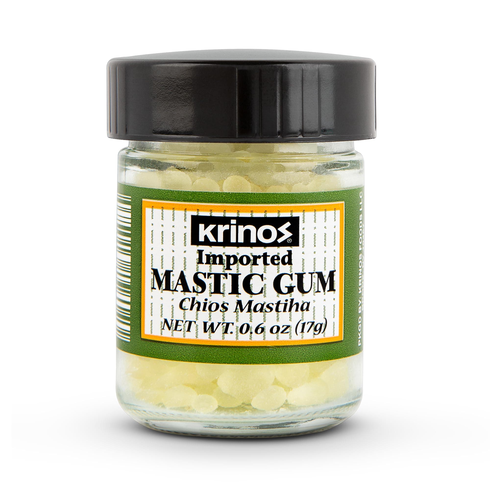 Greek Mastic Gum: Rich History, Piney Flavor, Culinary Treasure | Chios Island PDO Product, 17g jar