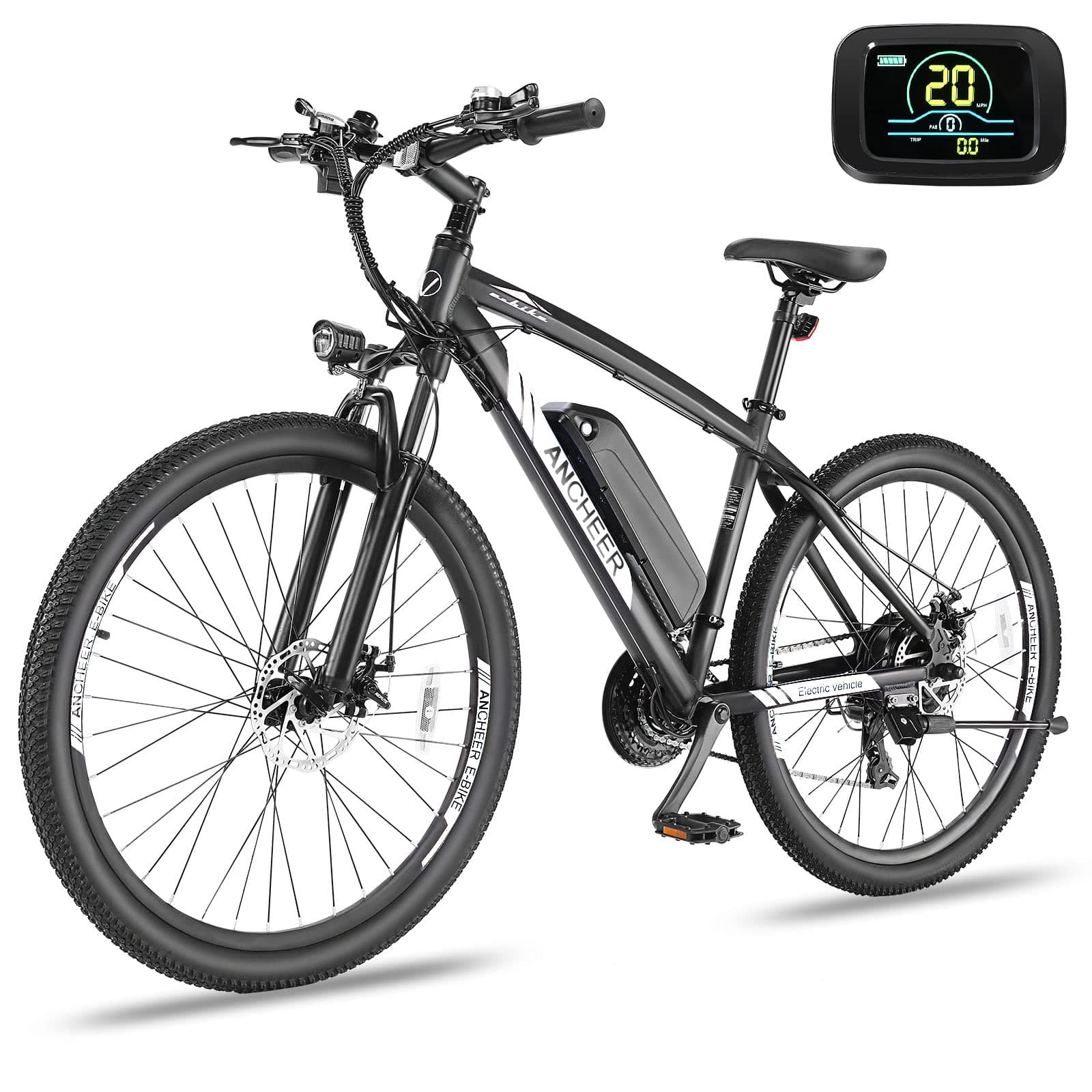Electric Bike for Adults, Peak 750W Ebike, 3 Hours Fast Charge, 60 Miles Electric Bicycle with 48V/499Wh Battery, 27.5 ''Hummmer Electric Mountain Bike with LCD Display, 21/24 Speed | Peak 750W, Ebike, 3 Hours Fast Charge, 60 Miles, Electric Bicycle, 48V/499Wh Battery