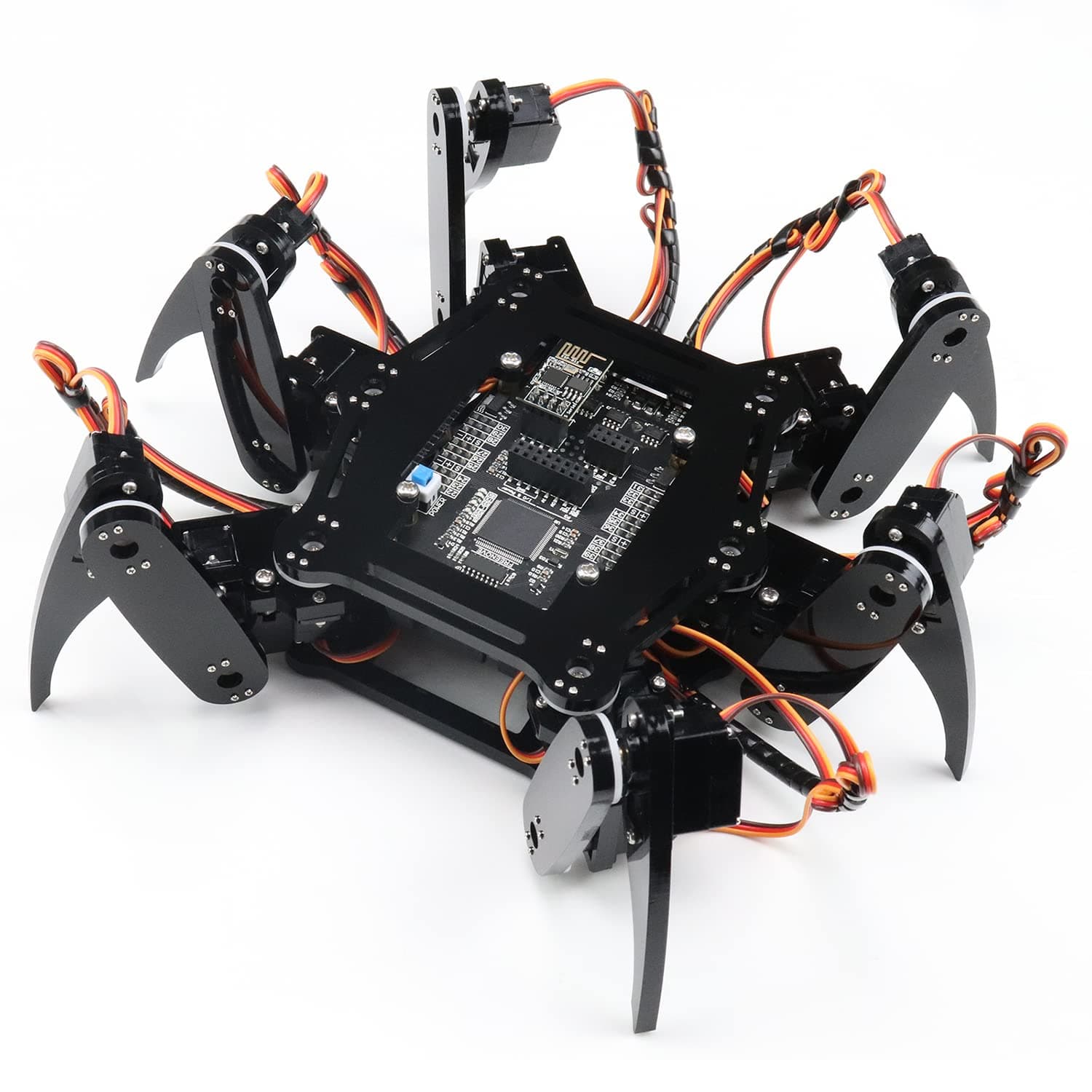 Freenove Hexapod Robot Kit (Compatible with Arduino IDE), Walking Crawling Twisting, App Remote Control, Servo STEM Project