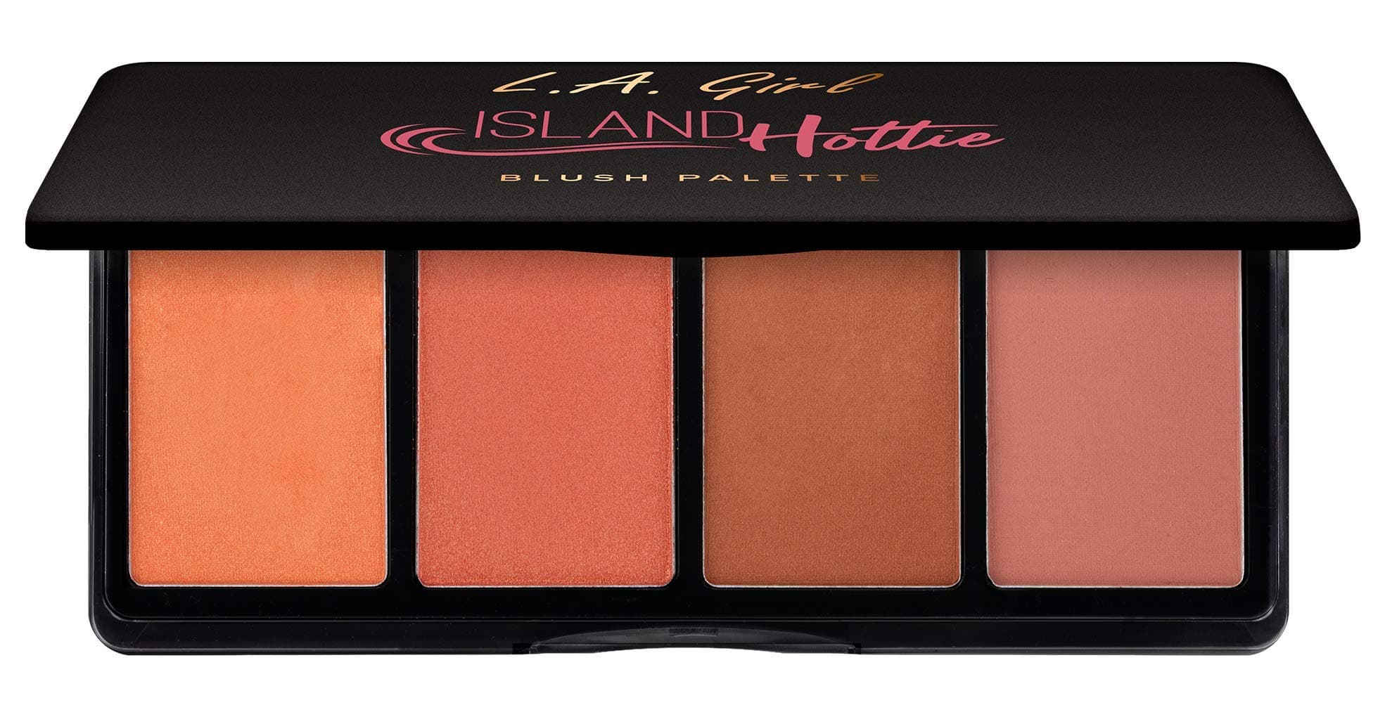 L.A. Girl Fanatic Blush Palette, Island Hottie (Corals)