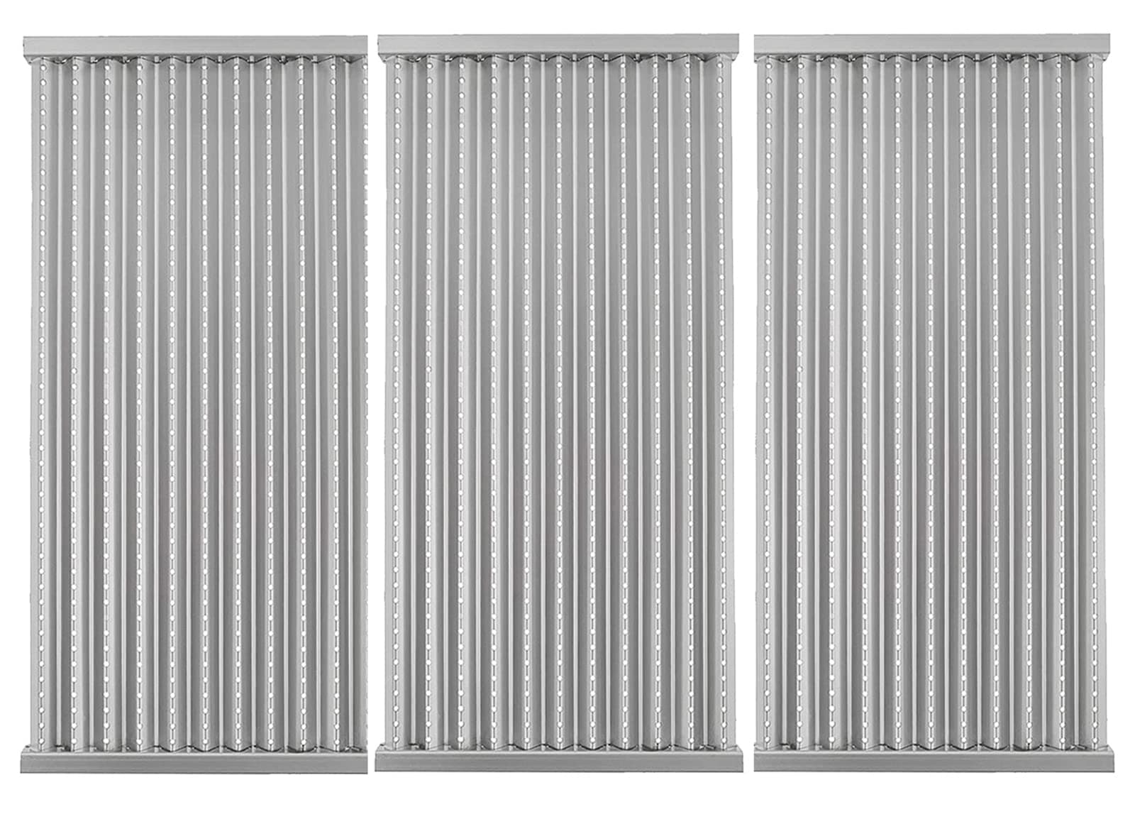 DcYourHomeStamped Stainless Steel Emitter/Cooking Grid Replacement for Charbroil Commercial Tru-Infrared 463246909 463241013 463243911 463241313 463241314 463247109 466241313 and More (3-Pack)