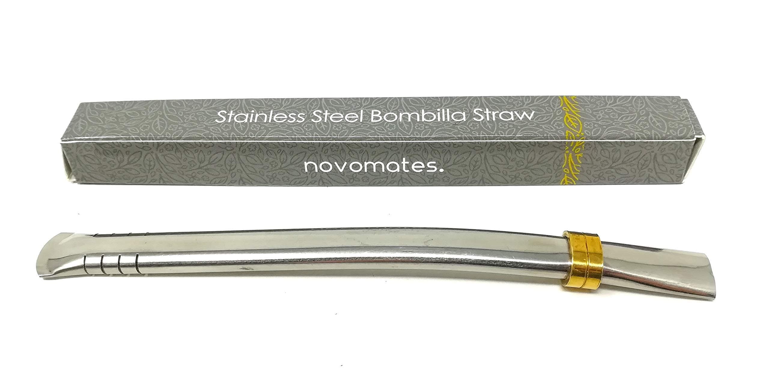 Bombilla for Yerba Mate – Stainless Steel Mate Straw – Food-Grade Filter – Easy Clean – 6.2" (15.8 cm) – Cup Not Included
