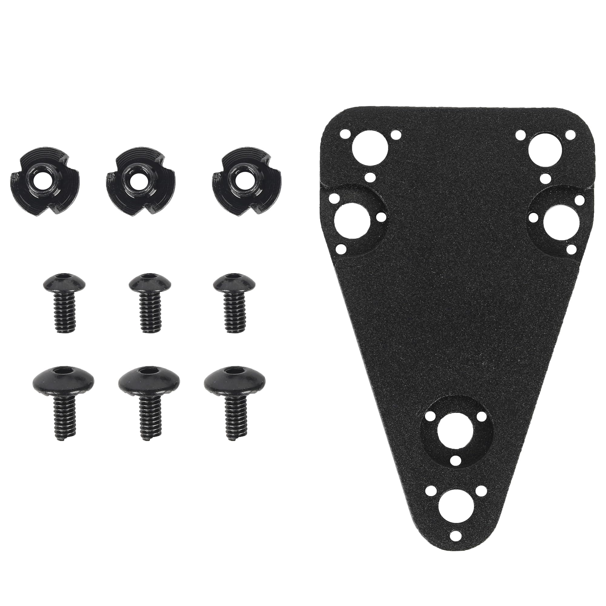 Aussio Universal Holster Adapter Kit Compatible with Blackhawk and Safariland Tactical Holsters – Versatile MOLLE Mount Drop Leg Platform Adapter Set for Duty Belt and Outdoor Use - Black