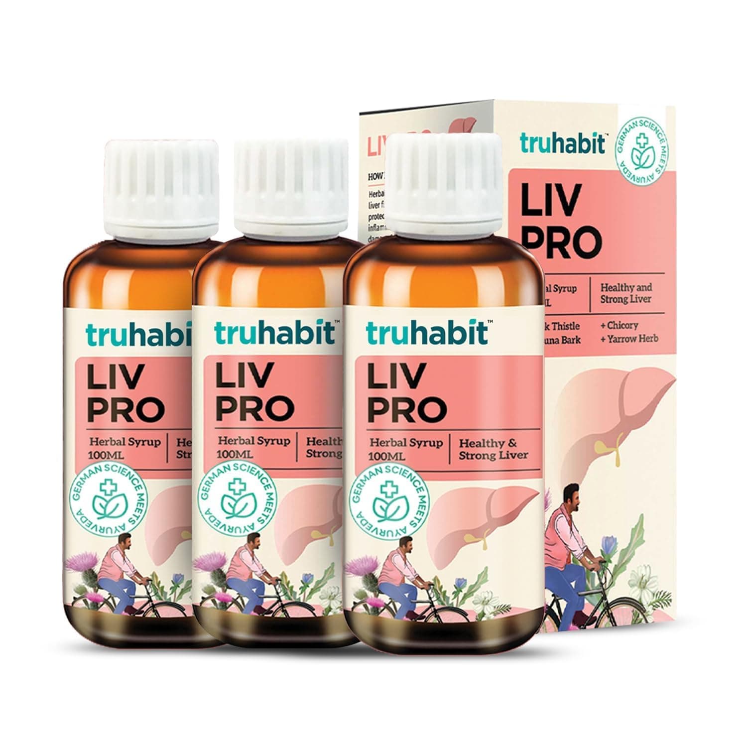 Livpro Liver & Digestive Wellness Supplement | Herbal Liquid Formula for Metabolism & Everyday Liver Support | 100ml