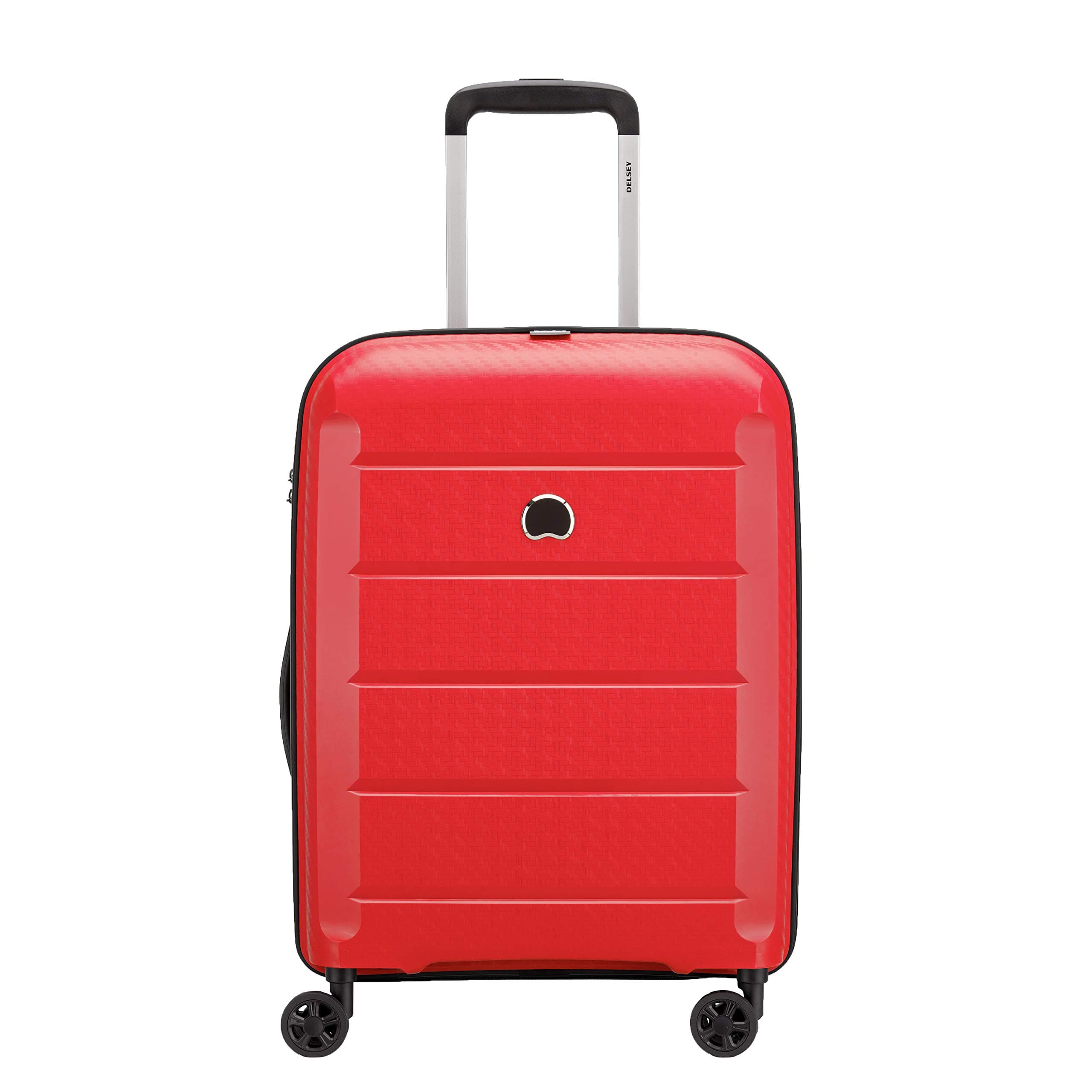 Delsey Paris BINALONG Polypropylene 75 Cm 4 Wheels Red Hard Suitcase