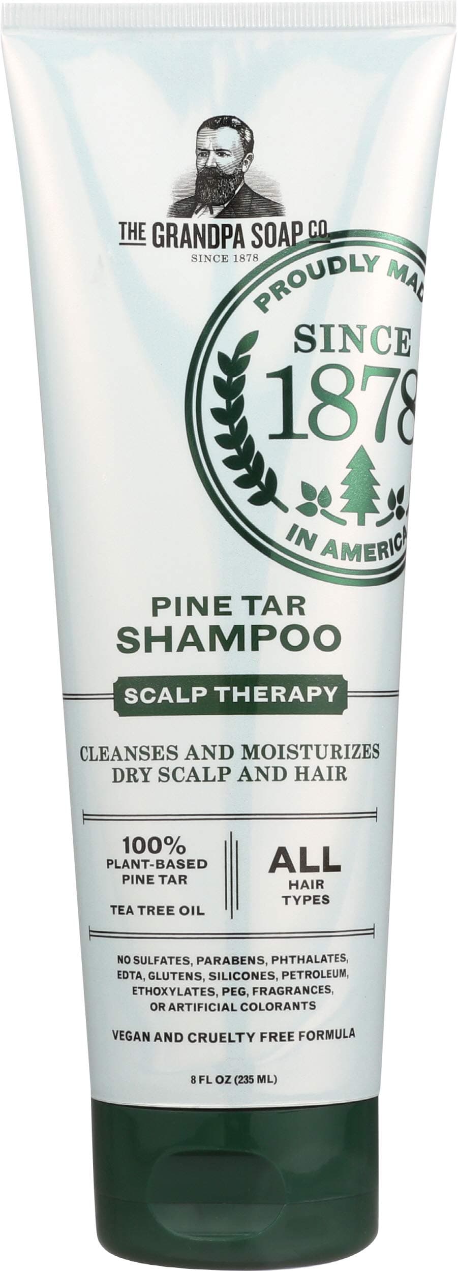 Pine Tar Shampoo, 8 Fluid Ounce