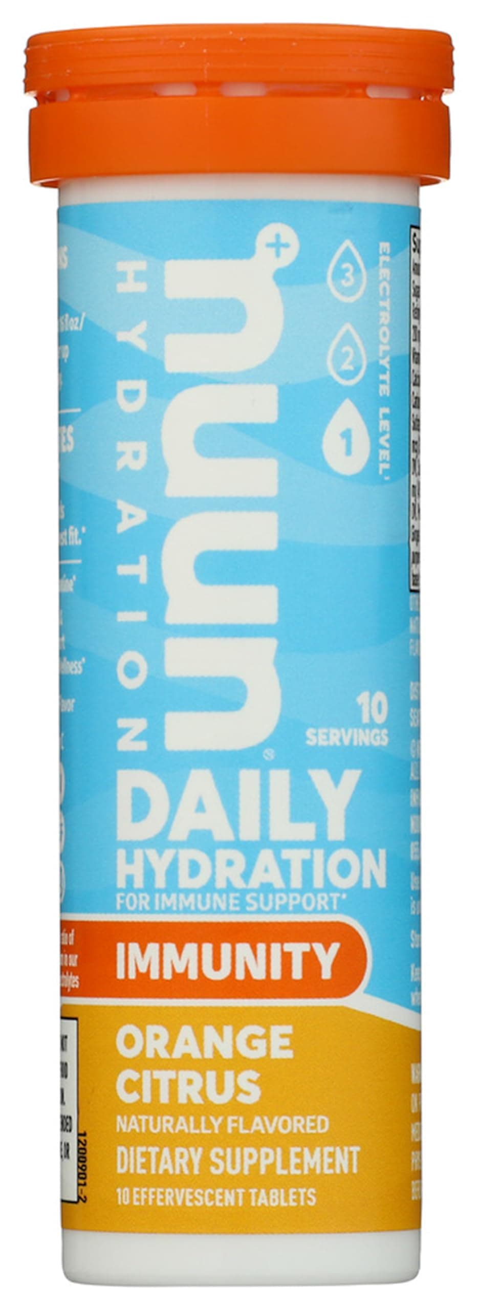 Nuun, Immunity Orange Citrus, 1.9 Ounce