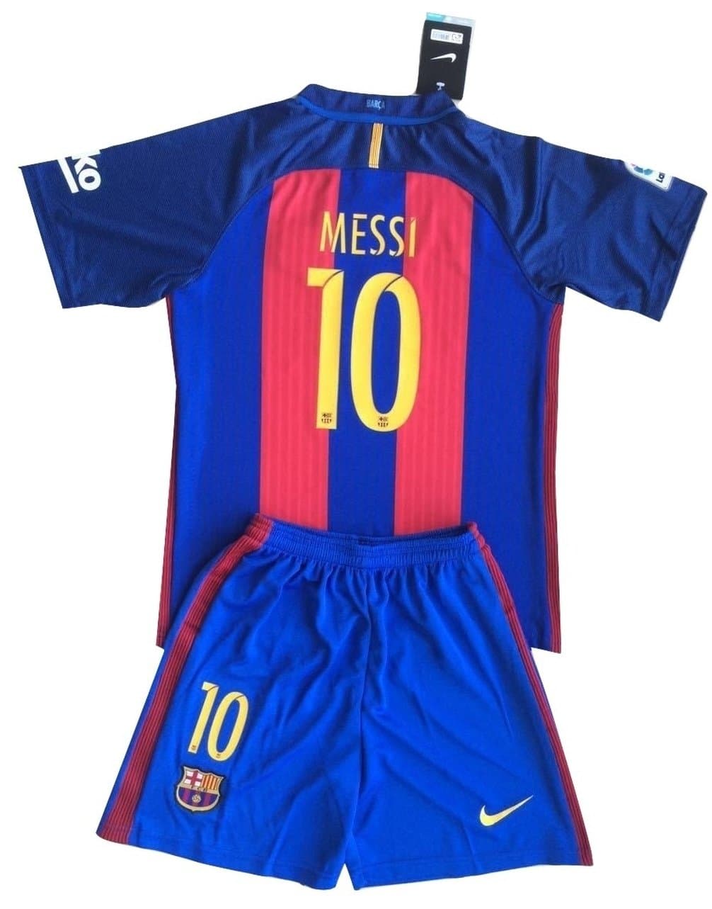 RTH Sales Messi #10 Barcelona 2016-2017 Youths Home Kit Shirt & Shorts