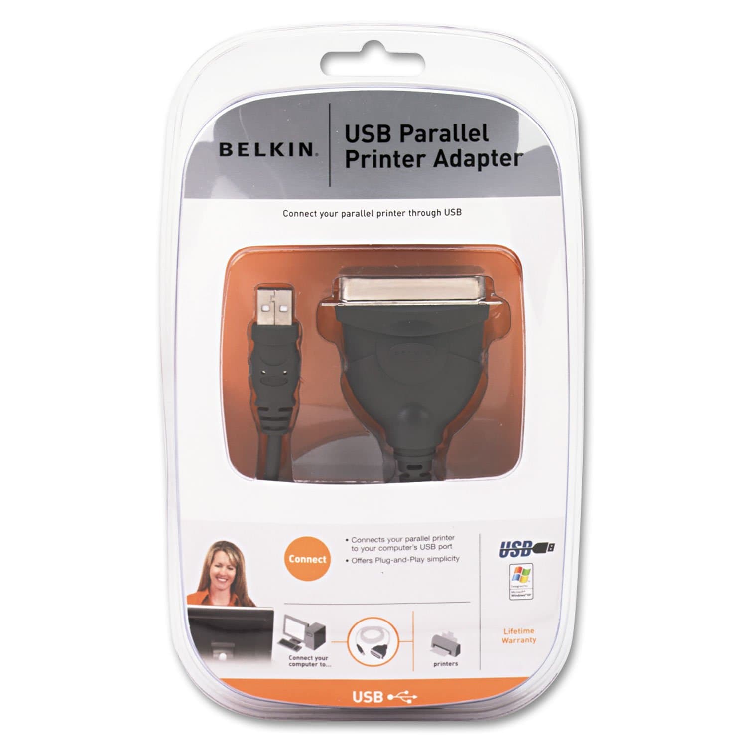 Belkin F5U002V1 USB Parallel Printer Adapter