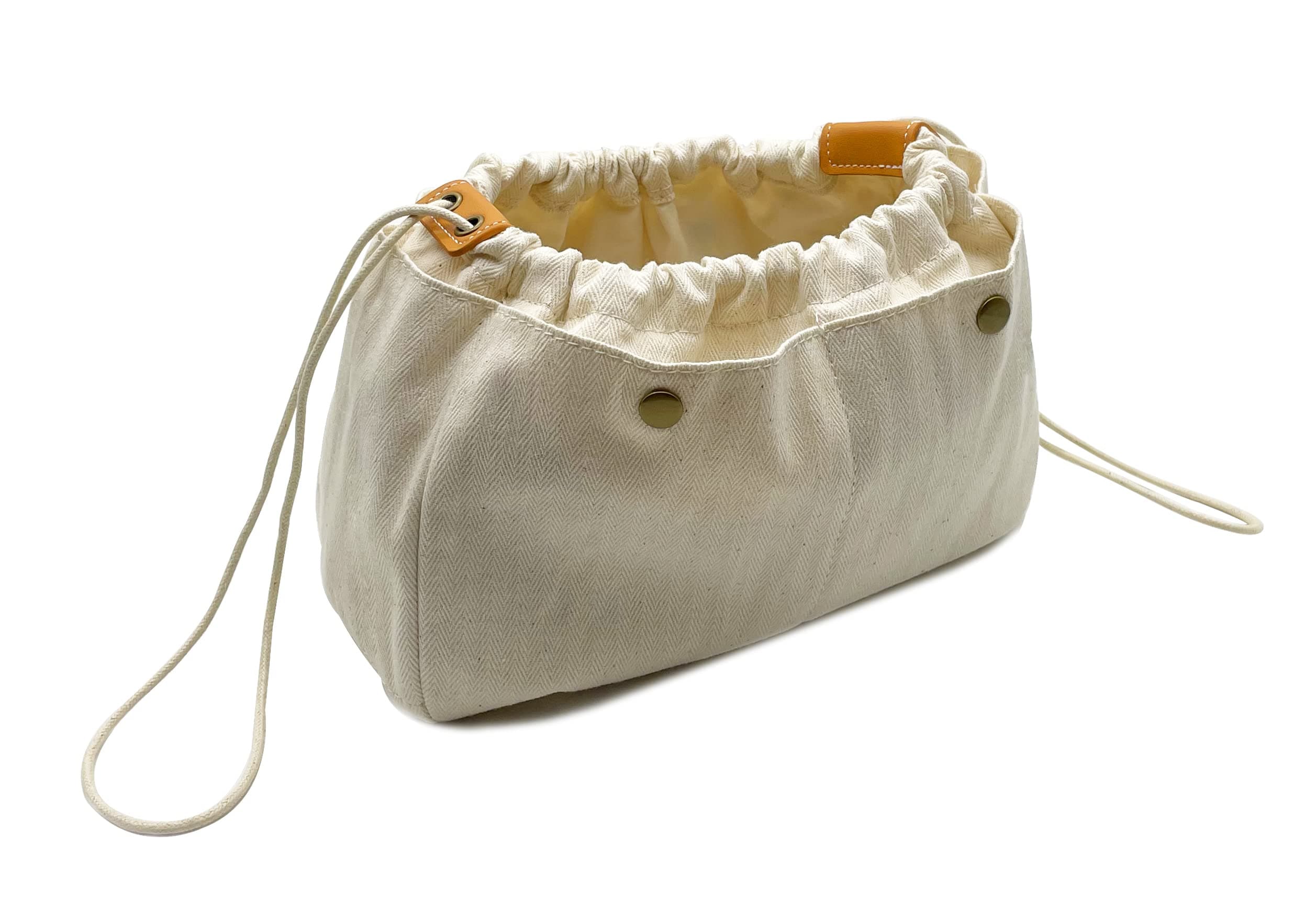 SundayZaZaCanvas Handbag Organizers, Sturdy Purse Insert Organizer Bag in Bag, 6 Pockets 3 Sizes