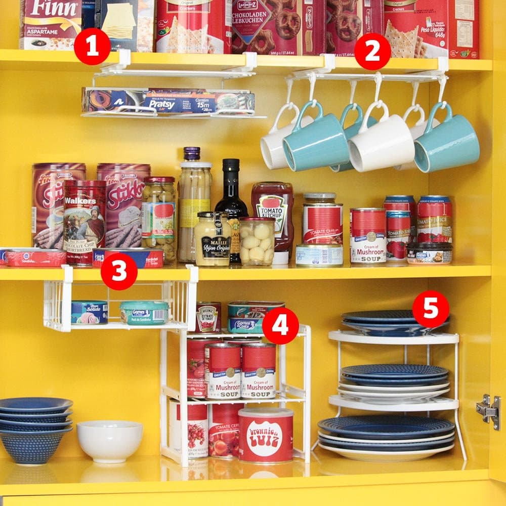 5 Pieces Set for Cabinet Organizer