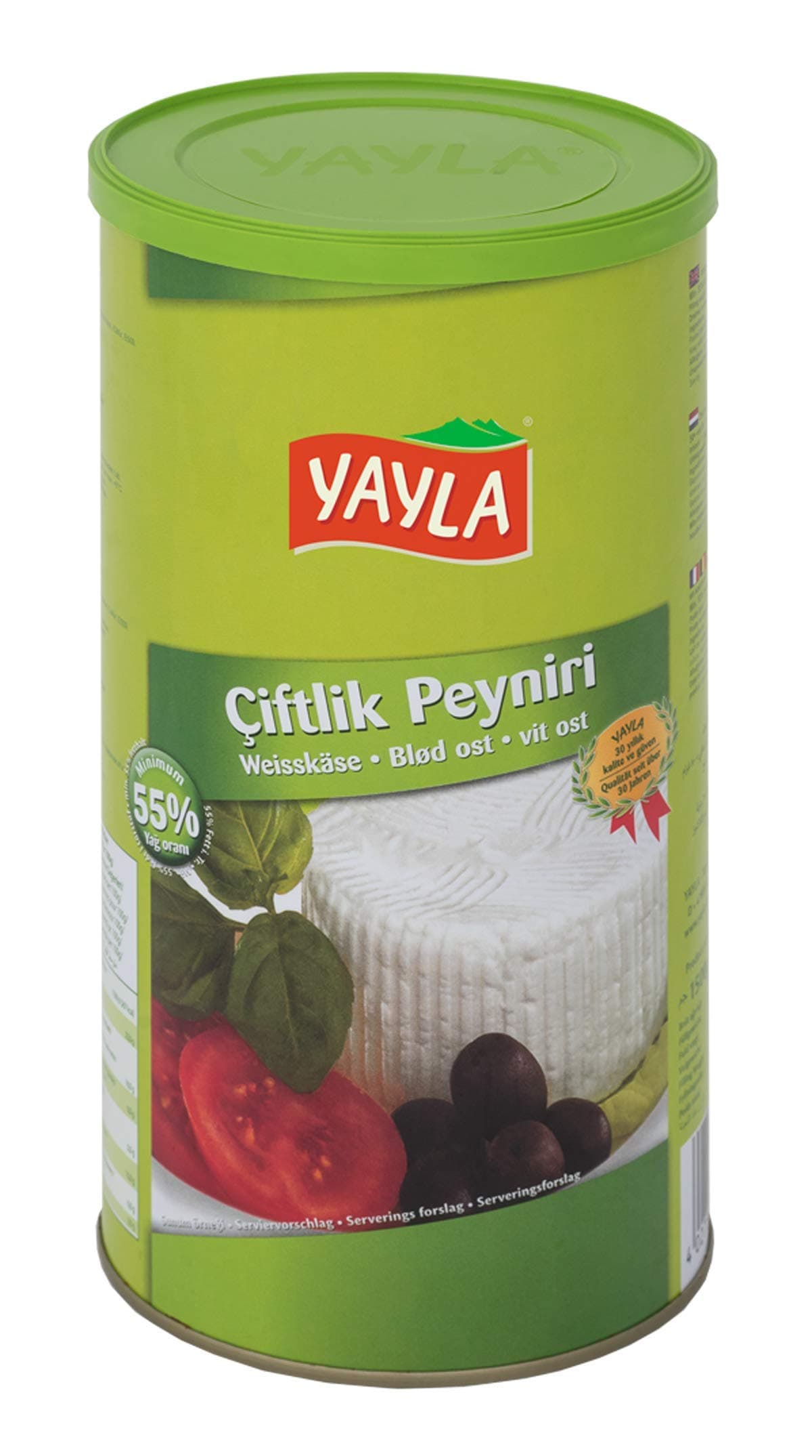 Yayla White Cheese 55% Fat - Ciftlik Peyniri 800gr