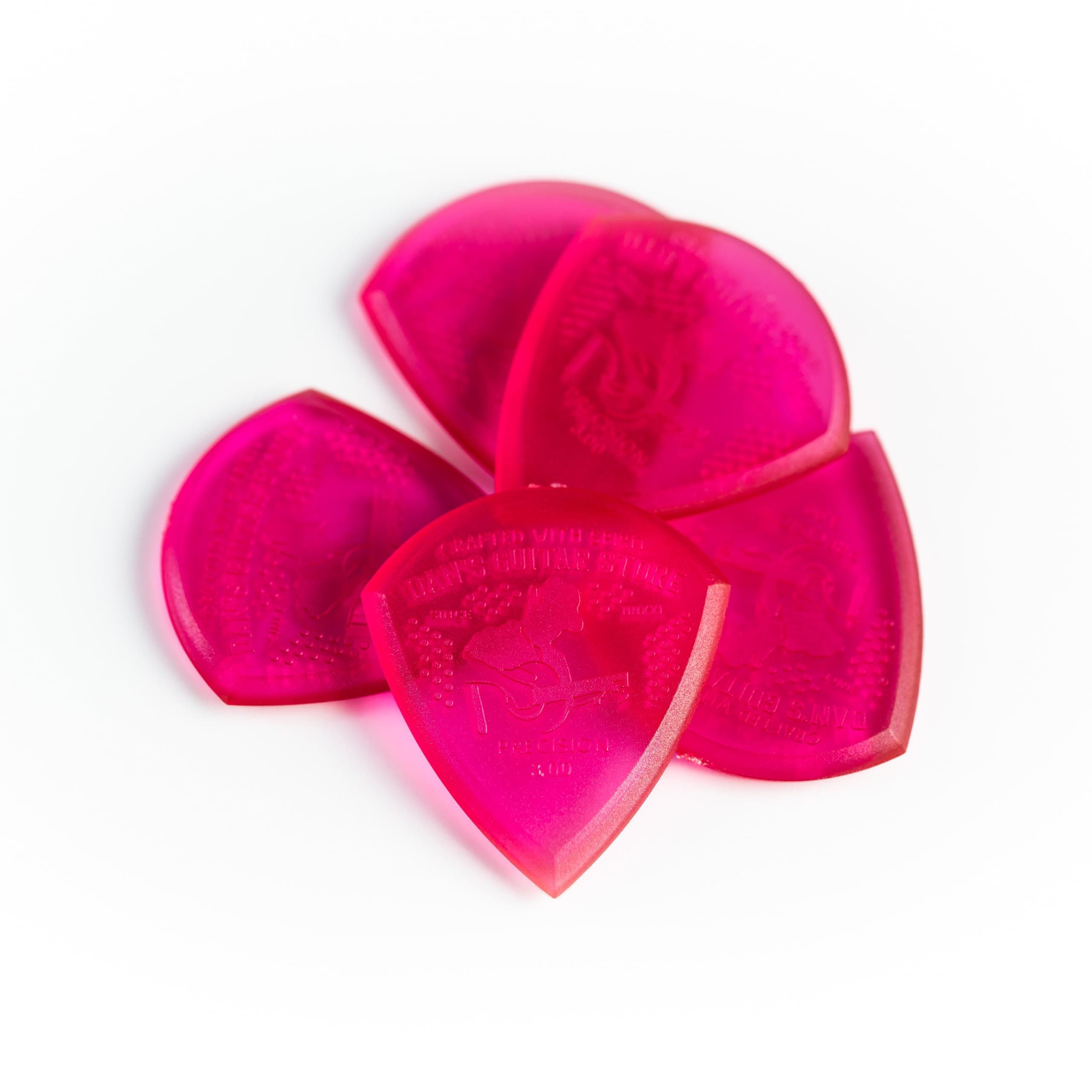 Dan's Guitar Store - Precision Pick 3.00mm - 5-Pack - Extra Heavy Premium Plectrums for Professionals…