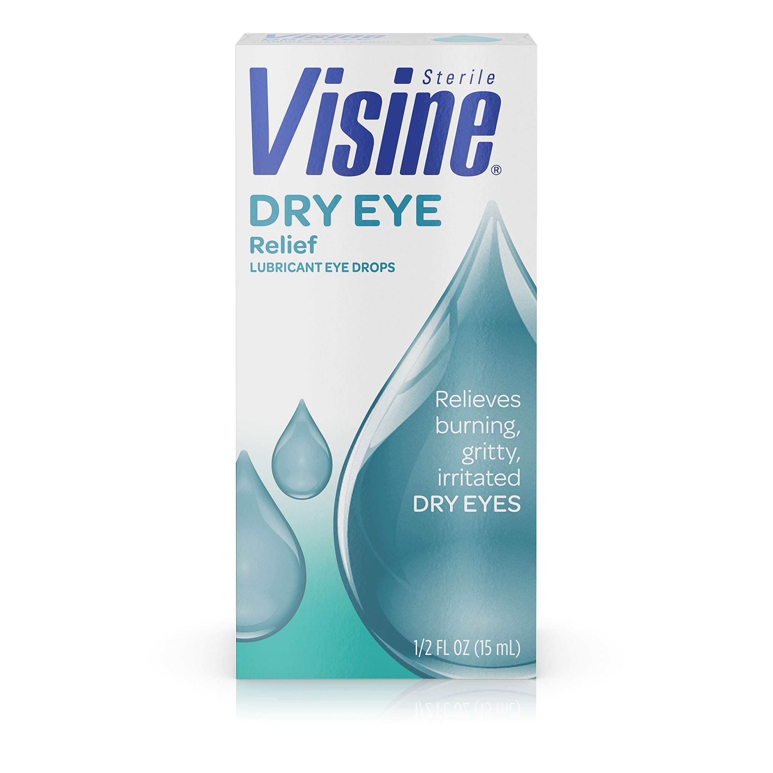Dry Eye Relief Lubricant Eye Drops with Polyethylene Glycol 400 to Moisturize and Soothe Irritated, Gritty and Dry Eyes, Designed to Work Like Real Tears, 0.5 fl. oz