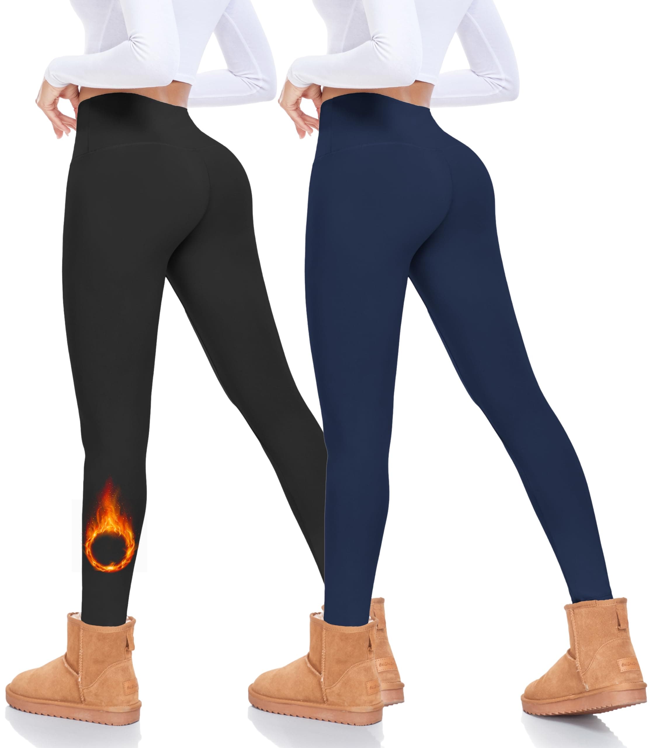 FULLSOFT8" Workout Biker Shorts with Pockets for Women High Waisted-Yoga Athletic Running Spandex Stretchy Pants for Summer