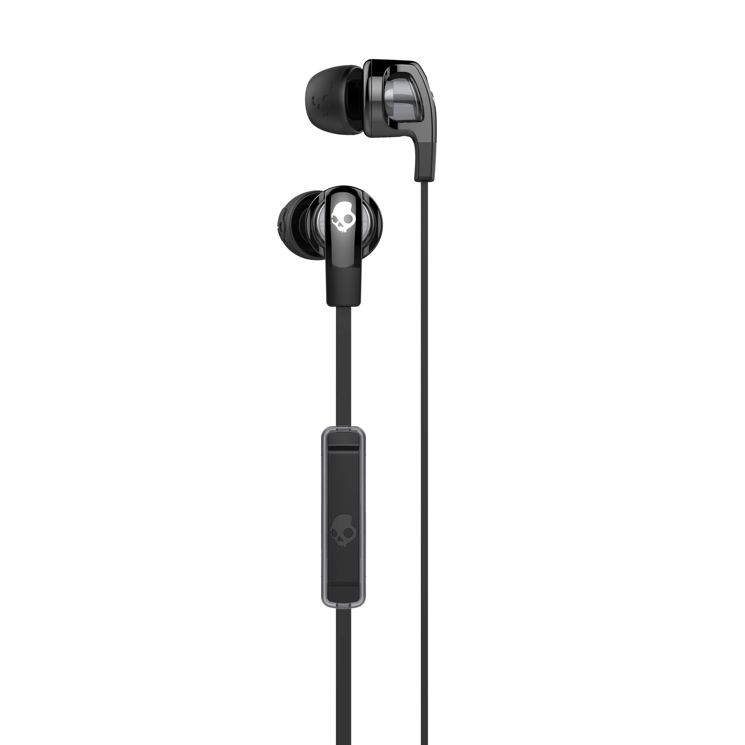 Skullcandy Smokin' Buds 2 In-Ear Audio Earbud Headphones with In-Line Microphone - Black (S2PGFY-003)