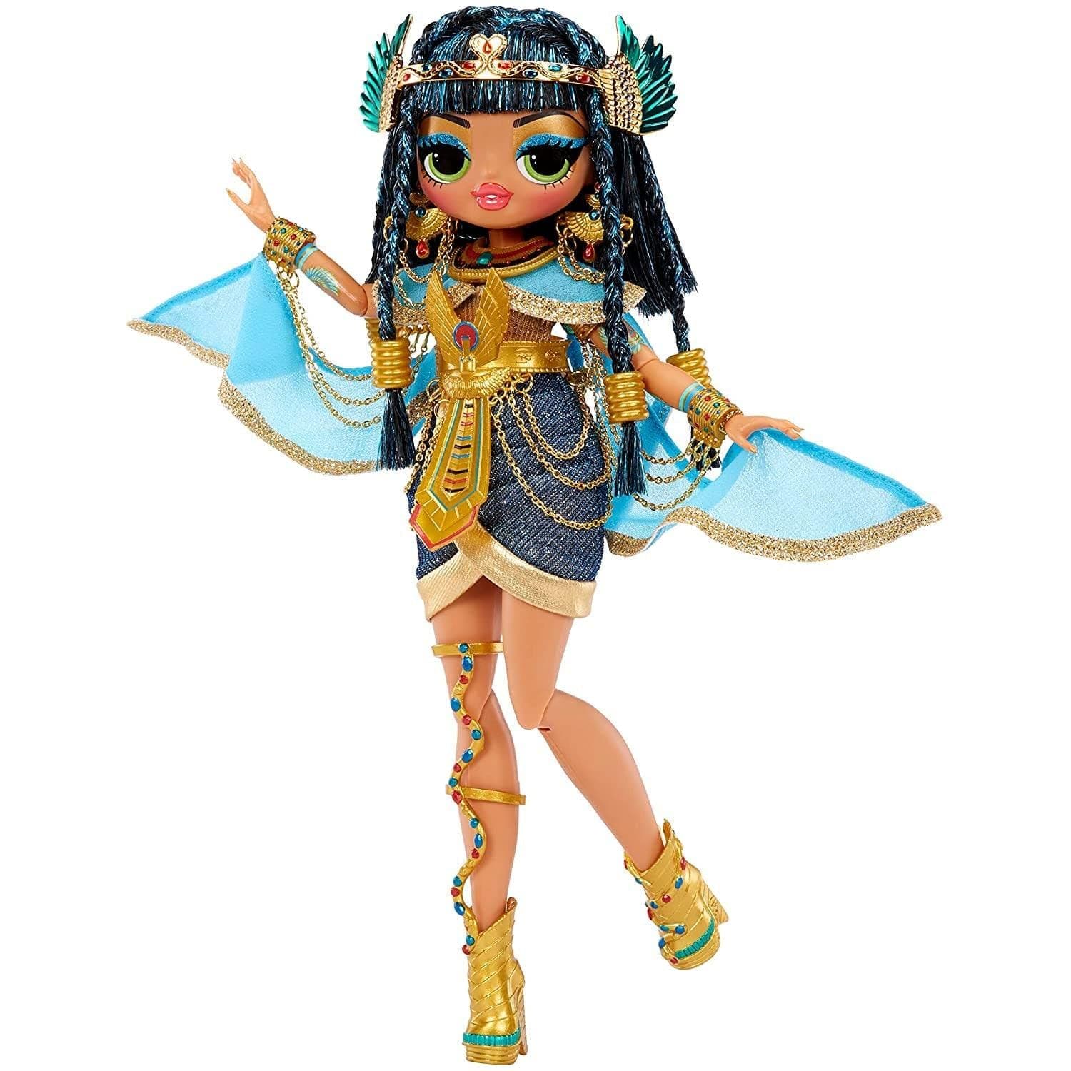 LOL Surprise OMG Fierce Collector Cleopatra Fashion Doll- Limited Edition 11.5" Premium Collector Doll with Luxe Blue & Gold Royal Outfit Accessories, Holiday Toy, Great Gift for Ages 4 5 6+ Years Old