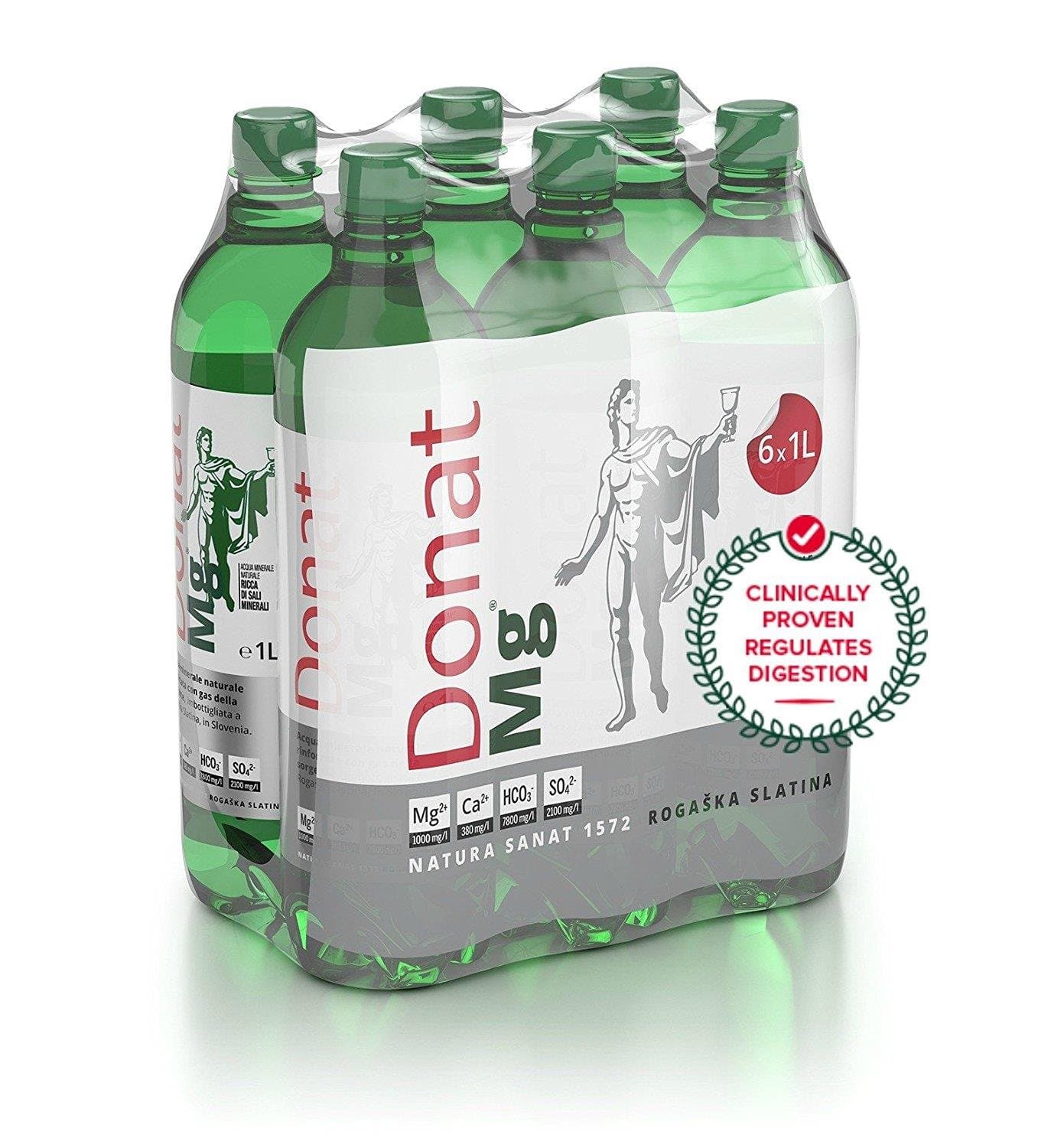 Wholefood Earth Donat Mg Natural magnesium water, 1000 mg magnesium, in bulk pack 6 x 1 l