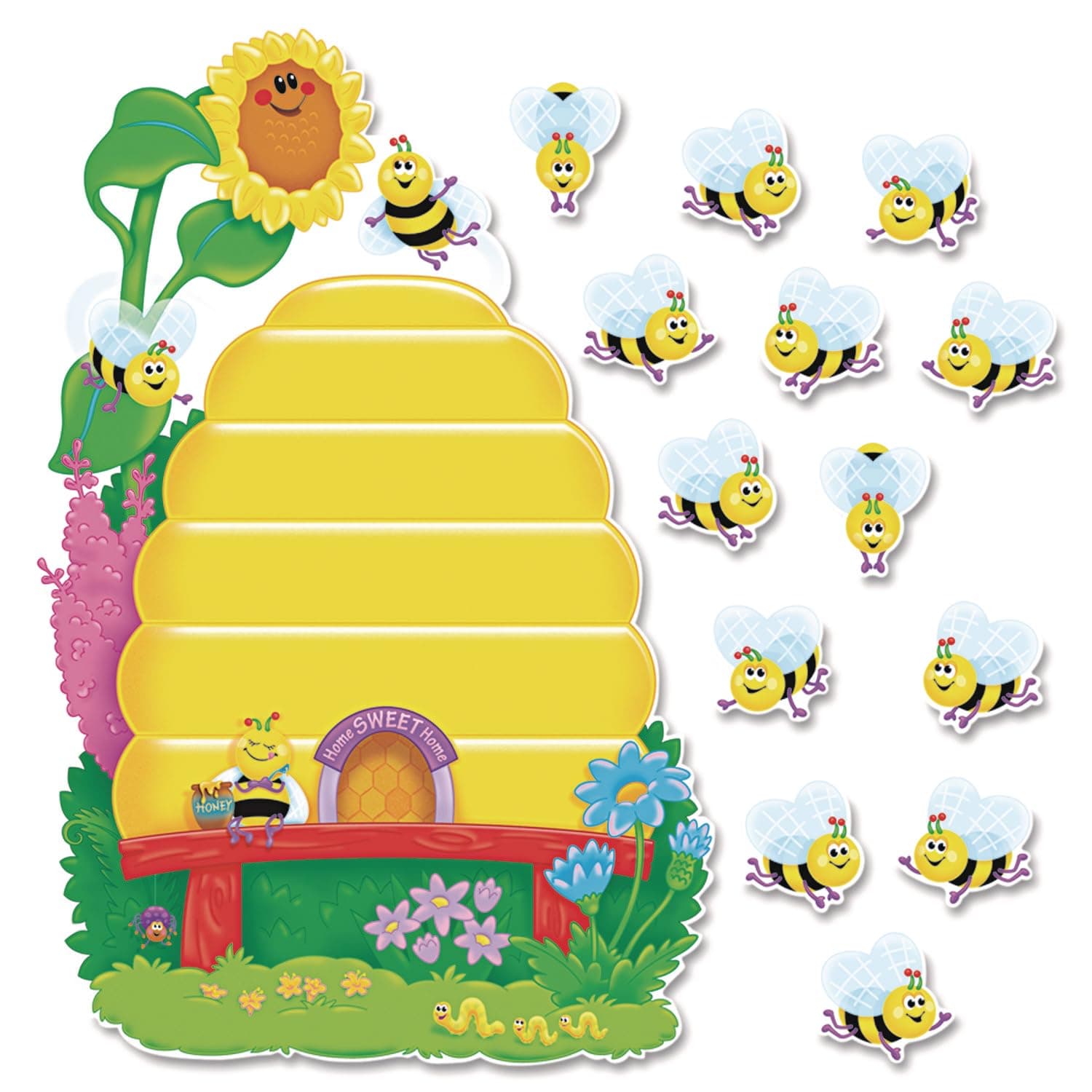 TREND enterprises, Inc. T-8077 Busy Bees Job Chart Plus Bulletin Board Set