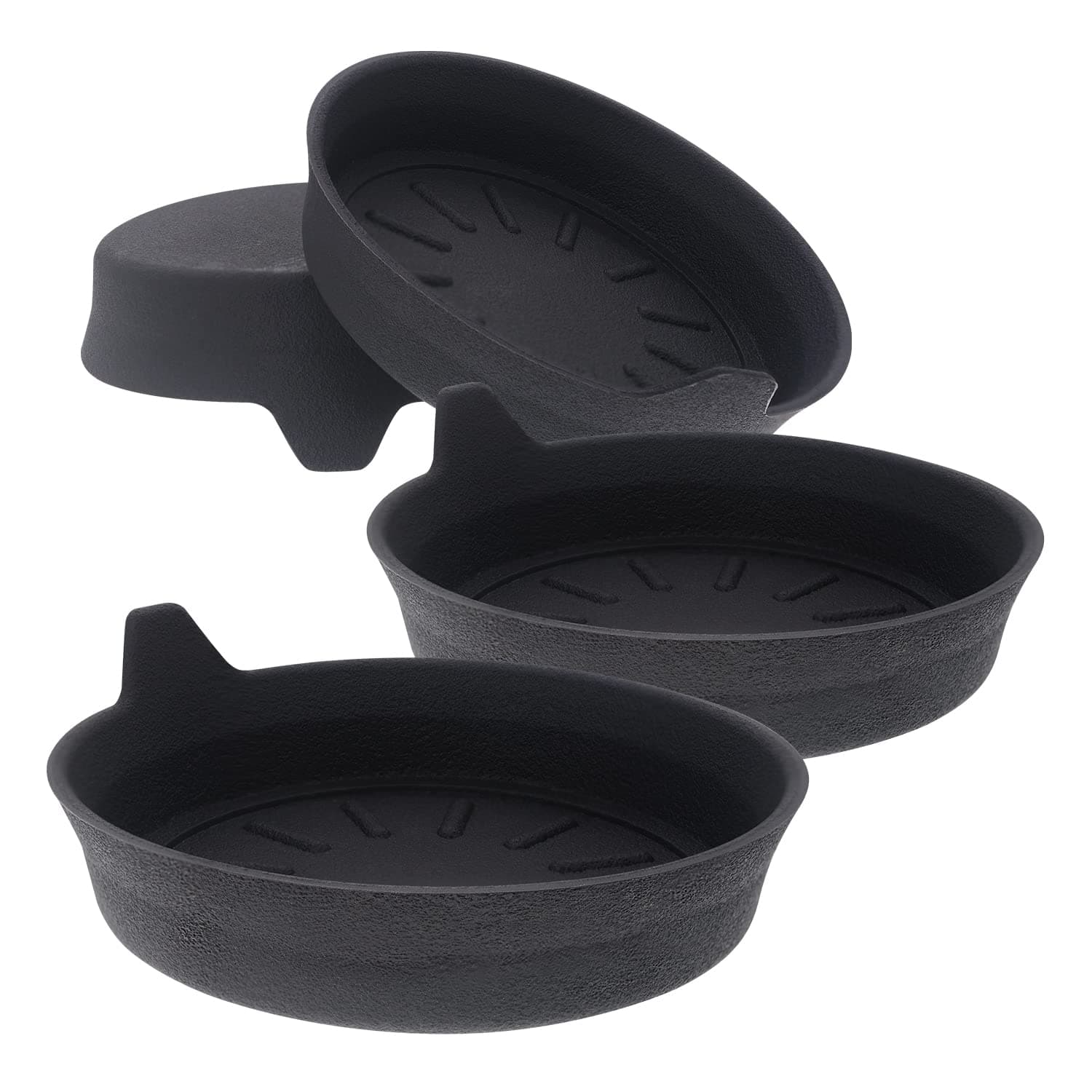 Car Cup Holder Coasters - Universal Vehicle Cup Silicone Coaster for Acura Audi VW Honda Toyota KIA BMW Lexus Jeep Dodge Benz Volvo Chevrolet Nissan Infiniti Ford (Set of 4, 3-1/8" Diameter)
