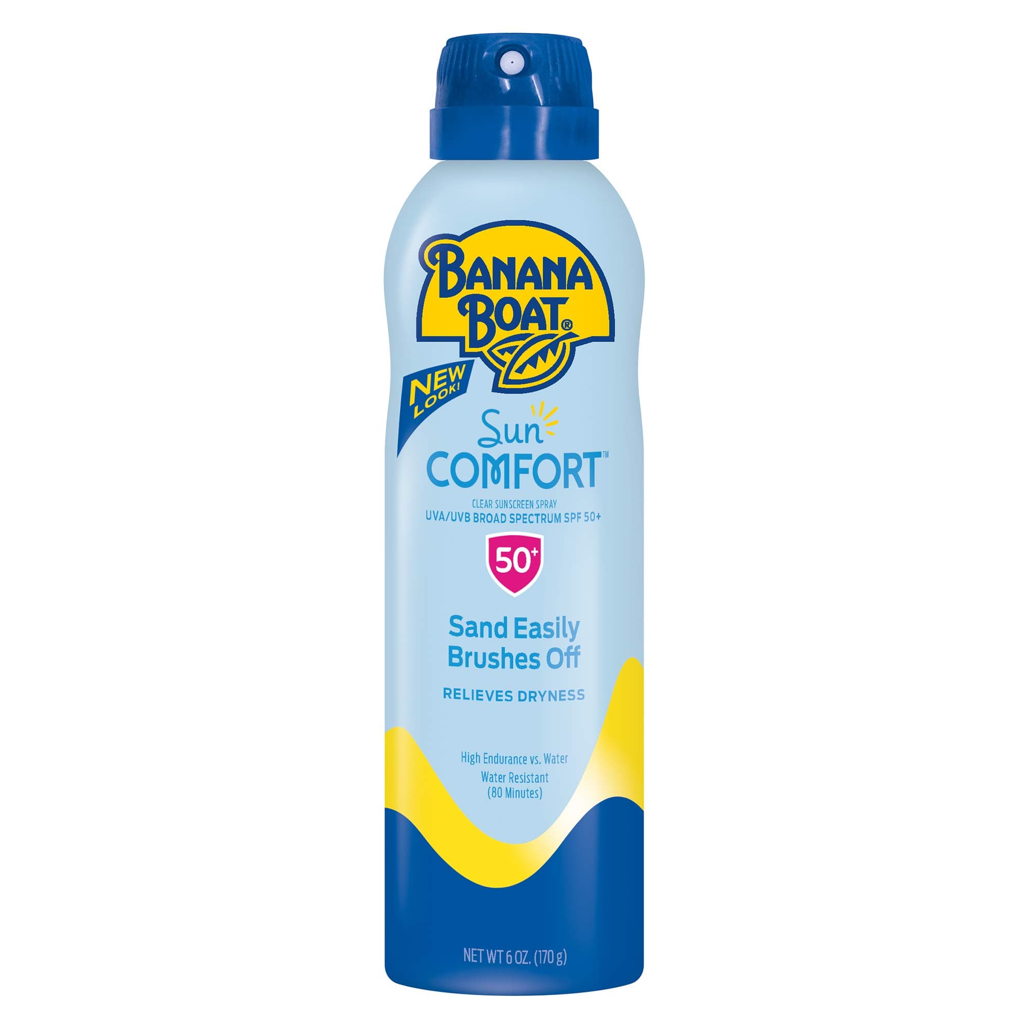 Banana BoatSunscreen SunComfort Ultra Mist Broad Spectrum Sun Care SunScreen Spray SPF 50, 6 Ounce