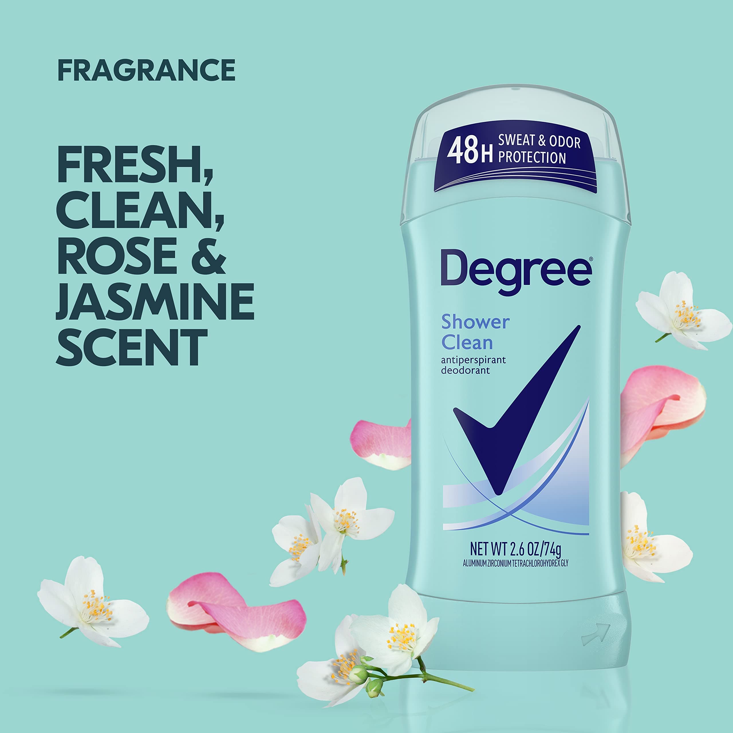 Degree Dry Protection Antiperspirant, Shower Clean 2.6 Oz