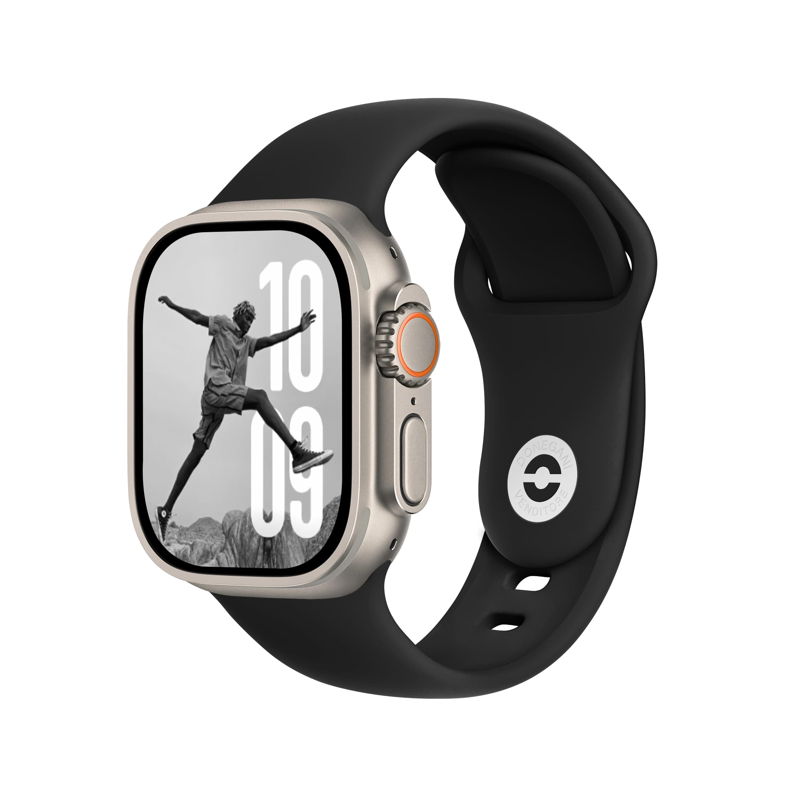 SB Band for Apple Watch Bands Women Men Se Ultra 2 40mm 44mm 46mm 42mm 45mm 41mm 38mm 49mm Series 11 10 9 8 7 6 5 4 3 iWatch Sport Strap Silicone Black