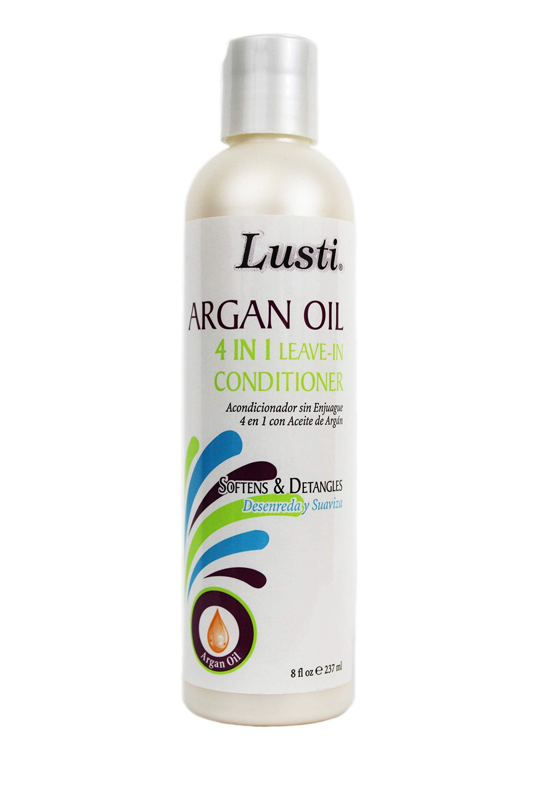 Lusti Naturals Argan Oil 4 in 1 Leave-in Conditioner 8 Fl Oz