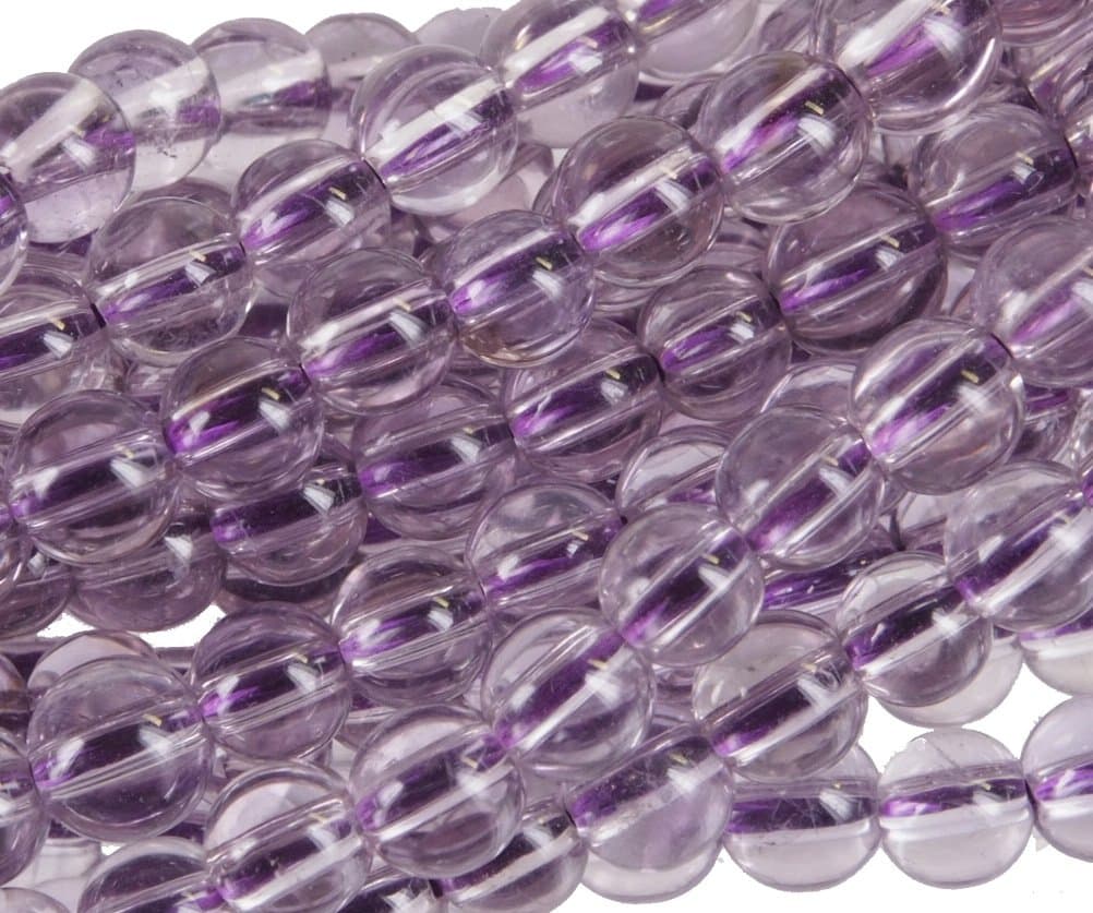 Amethyst Gemstone Beads 4mm Round Purple 14 Inches