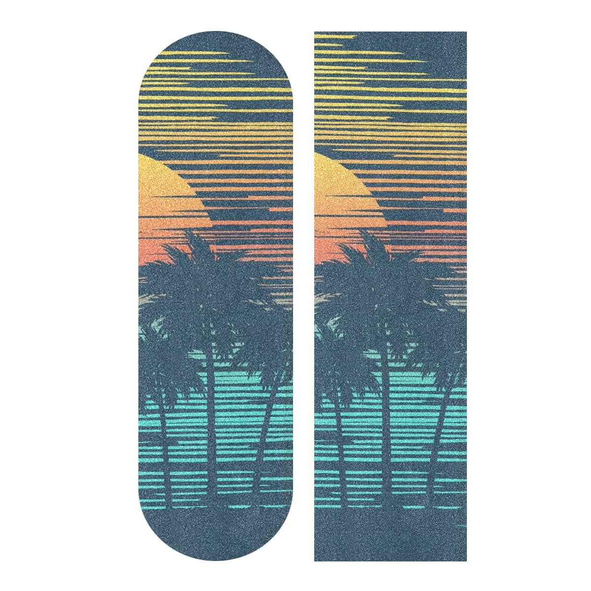 not Biekaya Beach Palm Trees Skateboard Grip Tape Sheet Bubble Free Skateboard Griptape 33"x9" Anti-Skid Sandpaper Longboard Grip Tape Easy Apply Sticky Skateboard Grip Tapes