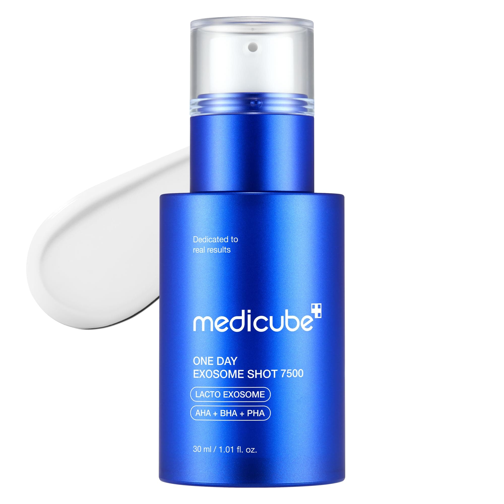 medicube Zero Exosome Shot 7,500 PPM Spicule Facial Serum | Liquid Booster Serum | Exosome, AHA+BHA+PHA | Pore Care, Dead Skin Cells, Skin Texture | Korean Skin Care 1.01 fl.oz