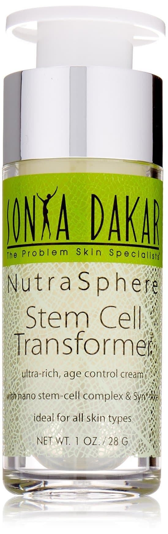 Sonya Dakar Stem Cell Transformer Anti Aging Treatment with Apple Stem Cell Complex and Syn-ake Snake Venom facial Muscle Contouring Technology 1 oz