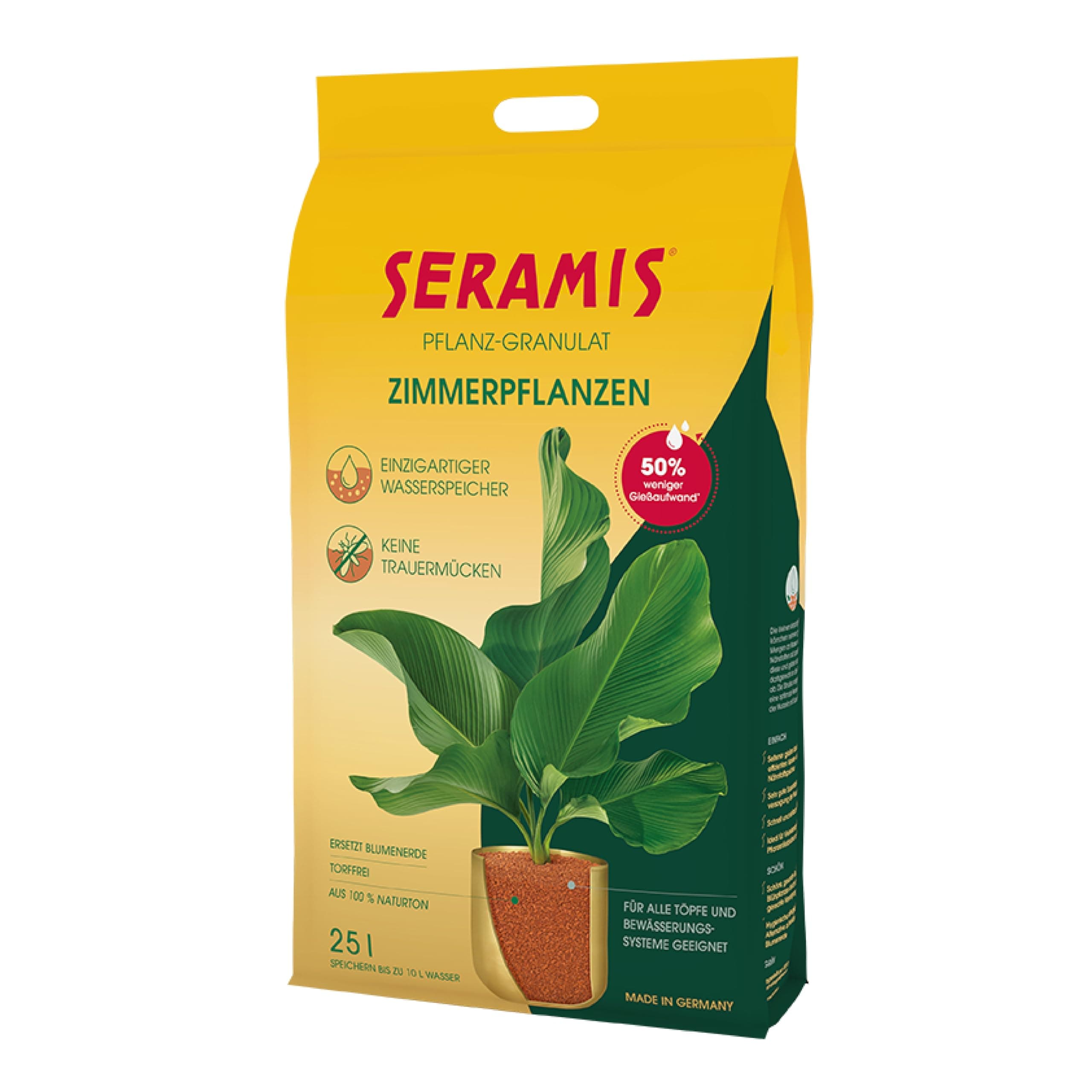 plant Granules for Indoor Plants - 25 Litre Clay Granules, Potting Soil Replacement for Water and Nutrient Storage