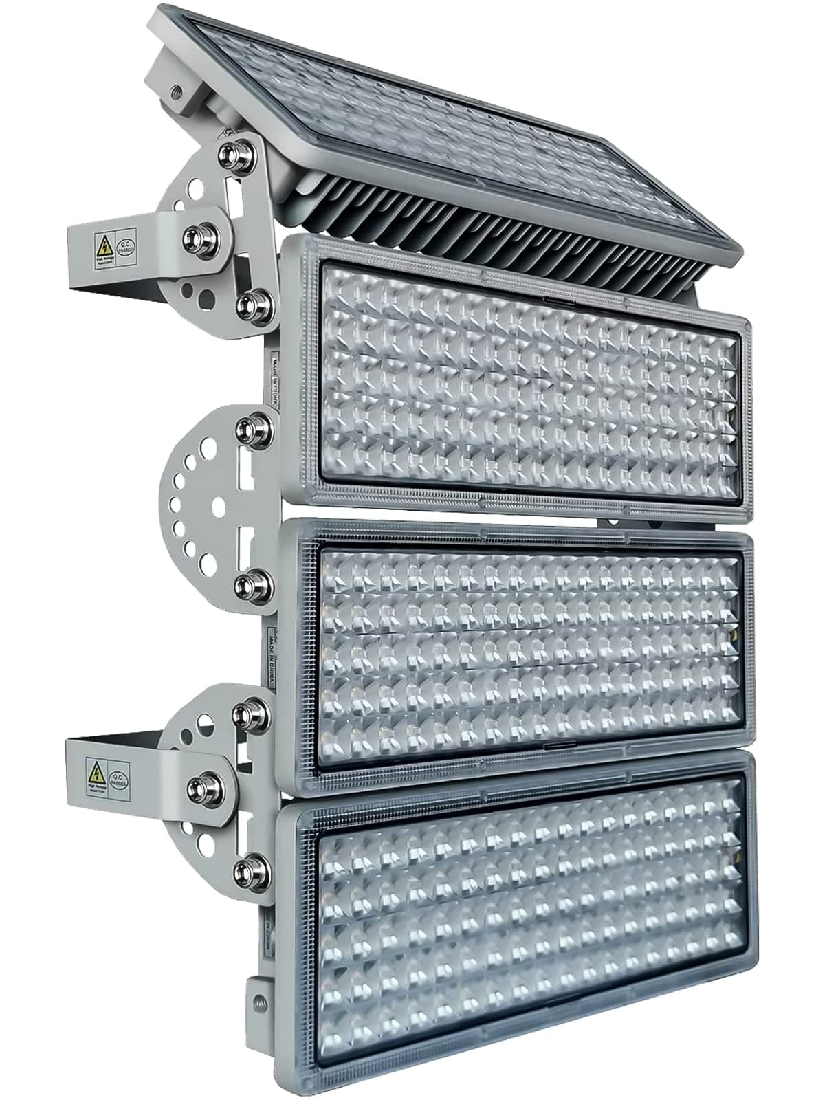 Kekeou Stadium Lights Outdoor LED Flood Light Outdoor 56000 Lumens Surge 6KV Field Lighting 6500K IP67 Waterproof Adjustable Lighting Angle Riding Arena Lights for Court