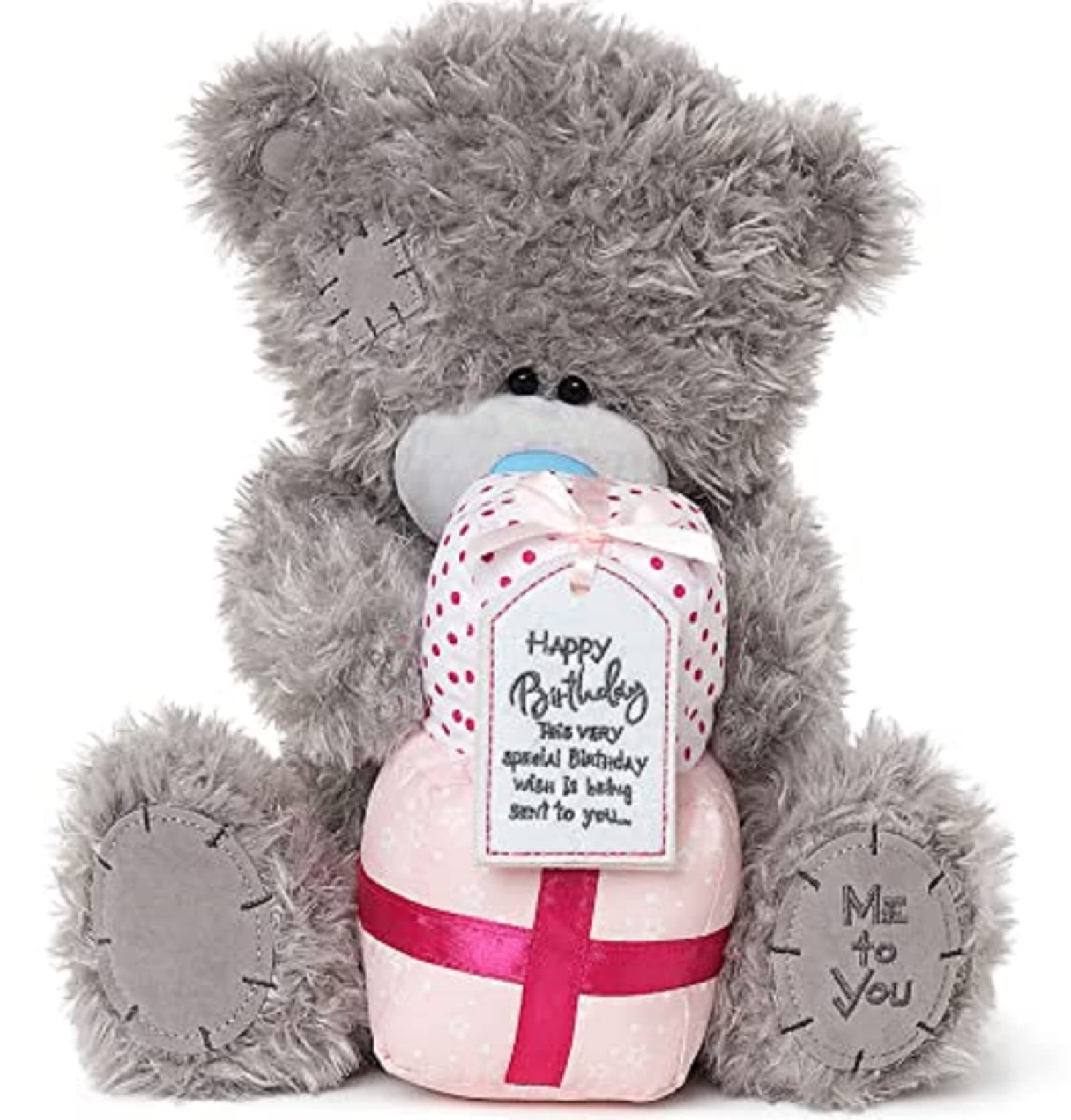 Me To YouAPD01008 Tatty Teddy Soft Toy, Grey, Large