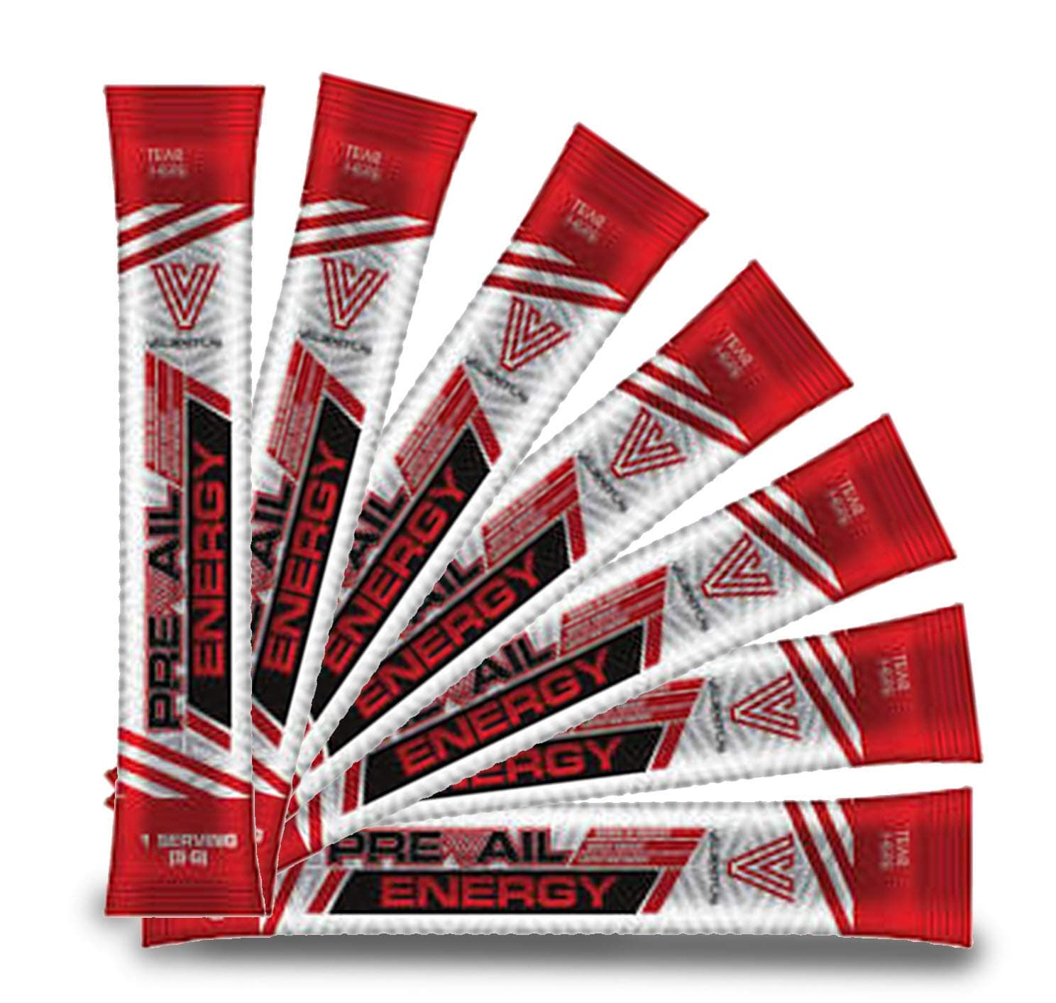 VALENTUS Valentus Prevail Natural Energy Boost: 100% Pure Ingredients Cherry Flavored Drink Mix |1 Week Trial Pack | 7 Sachets (9G Each)