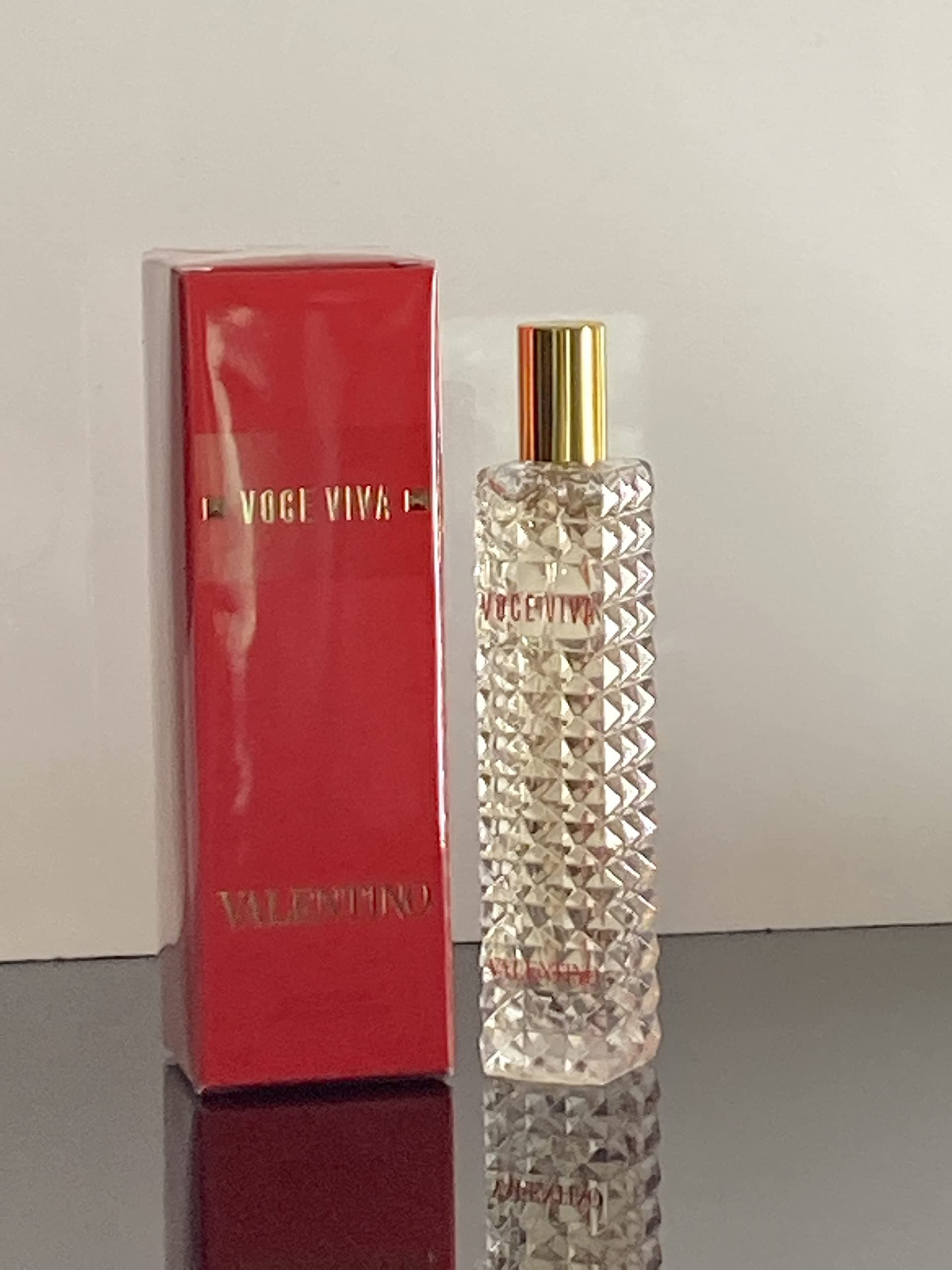 Valentino Voce Viva Perfume for Women Mini Eau de Parfum Travel Spray 0.5 Ounce