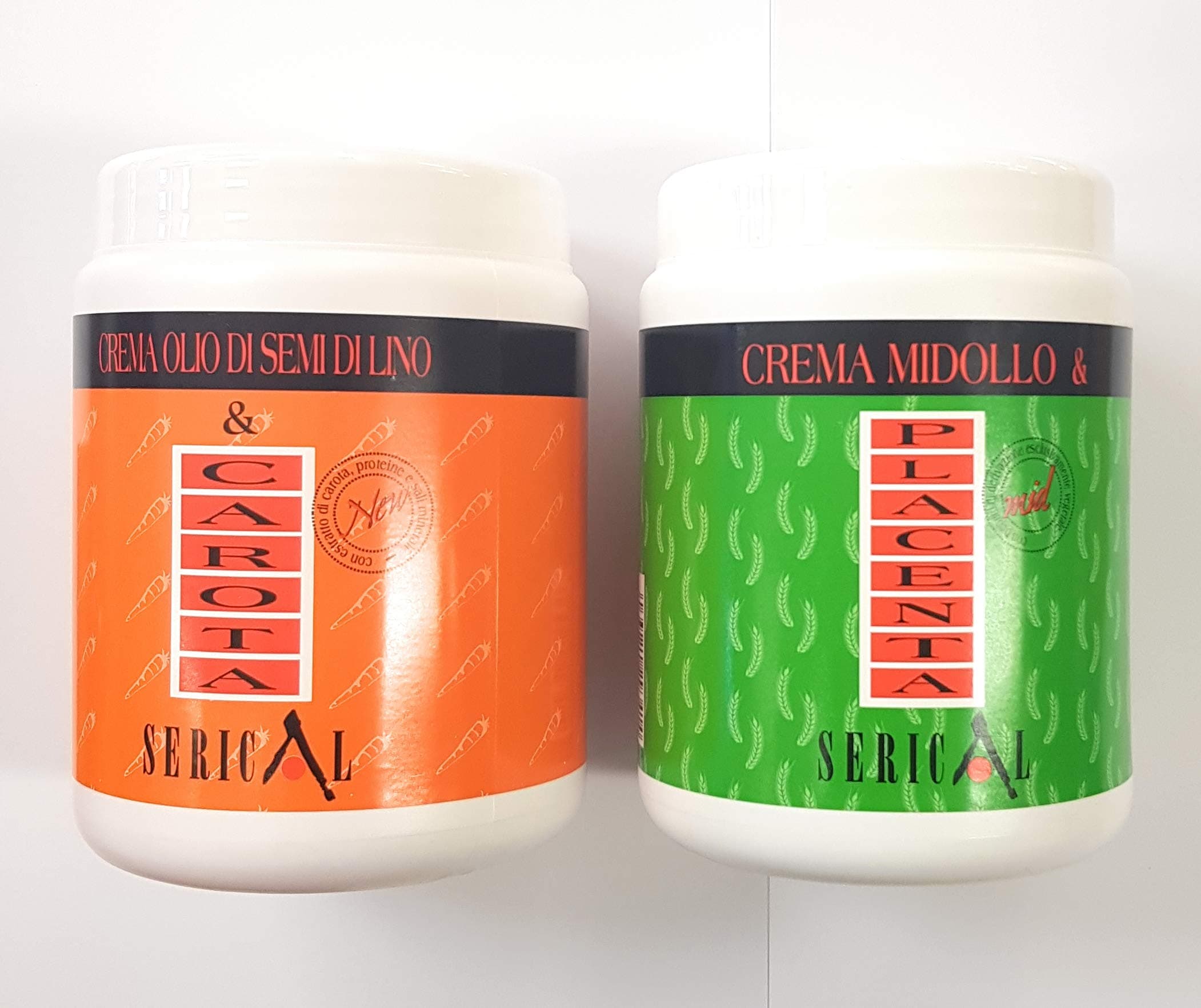 Deep Conditioning Hair Mask Duo - 1x Carrot Hair Mask 1000ml and 1x Placenta Hair Mask 1000ml