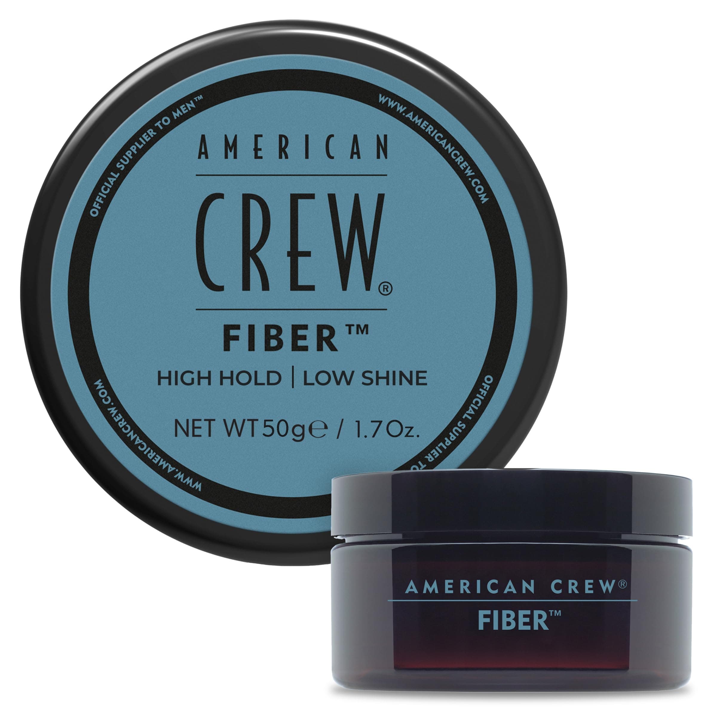 American Crew Men's Hair Fiber by, Like Hair Gel with High Hold & Low Shine, Travel Size, 1.75 Oz (Pack of 1)