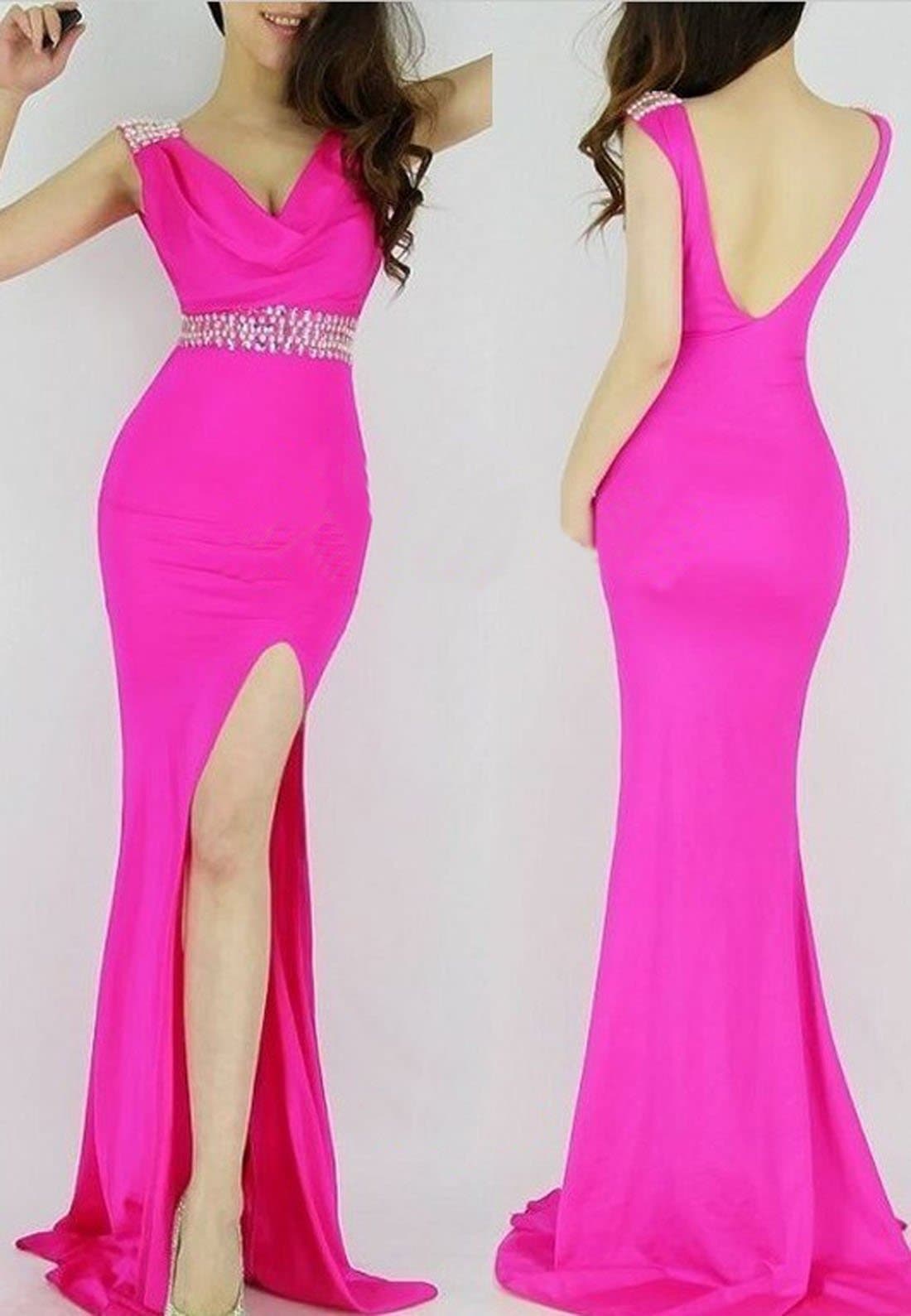 New Arrival Lotus Leaf Collar Cross Back Bridesmaid Dress for Party Evening Dress