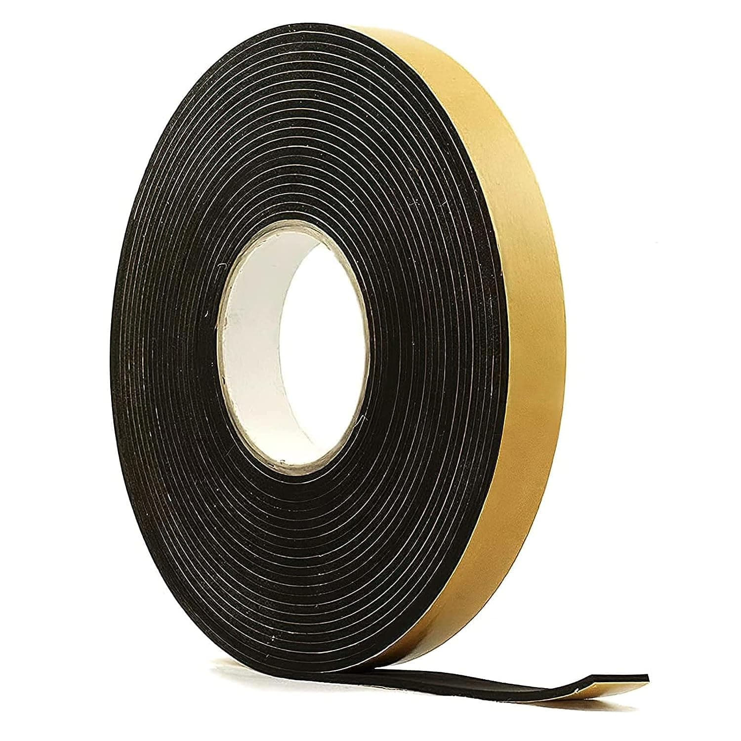 High Density Foam Insulation Tape, Black, 1mm*2cm*10m, Weatherproof, Sound Insulation, DIY, Sports Equipment