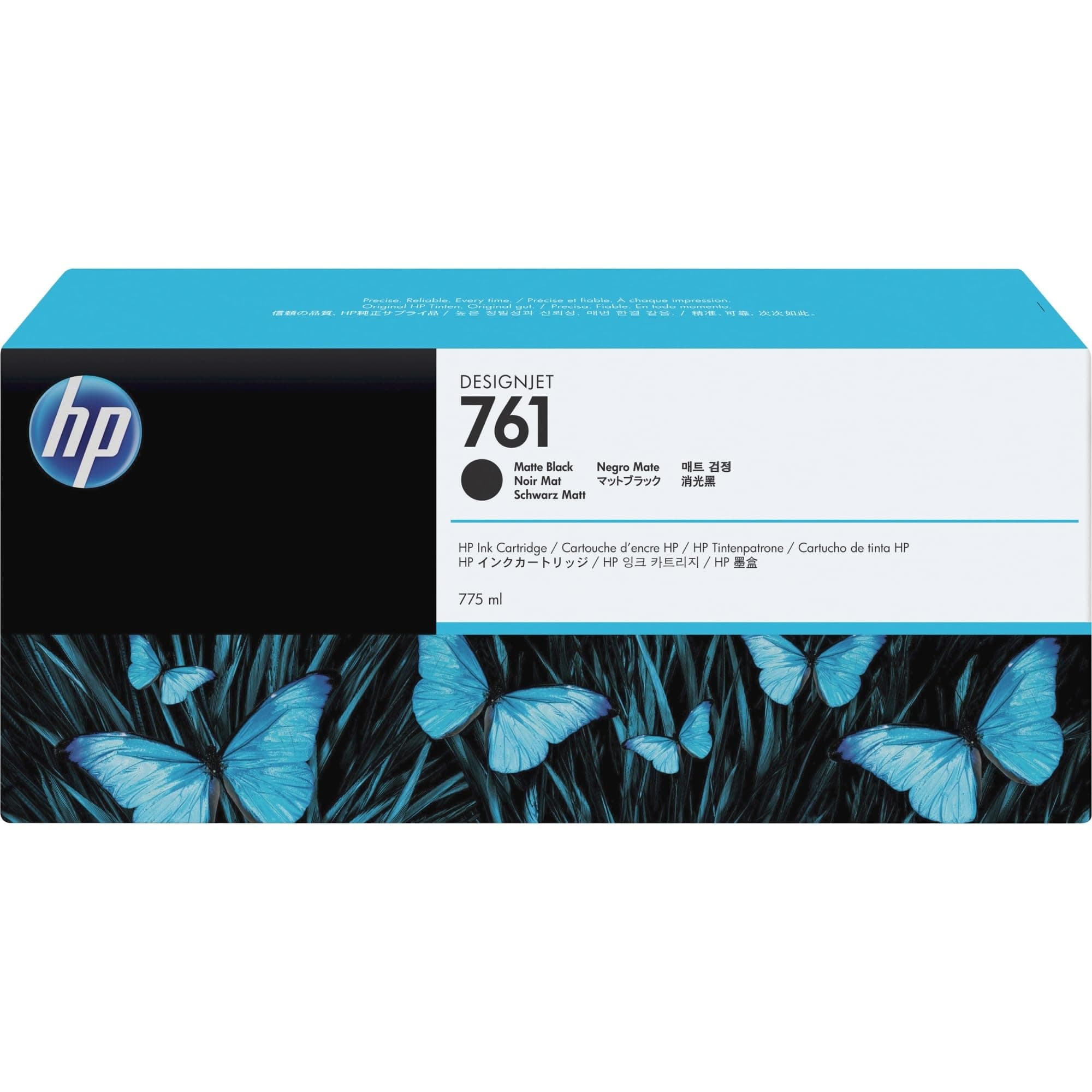 HP CM997A (761) Matte Black Ink Cartridge - High Yield (775-ml)