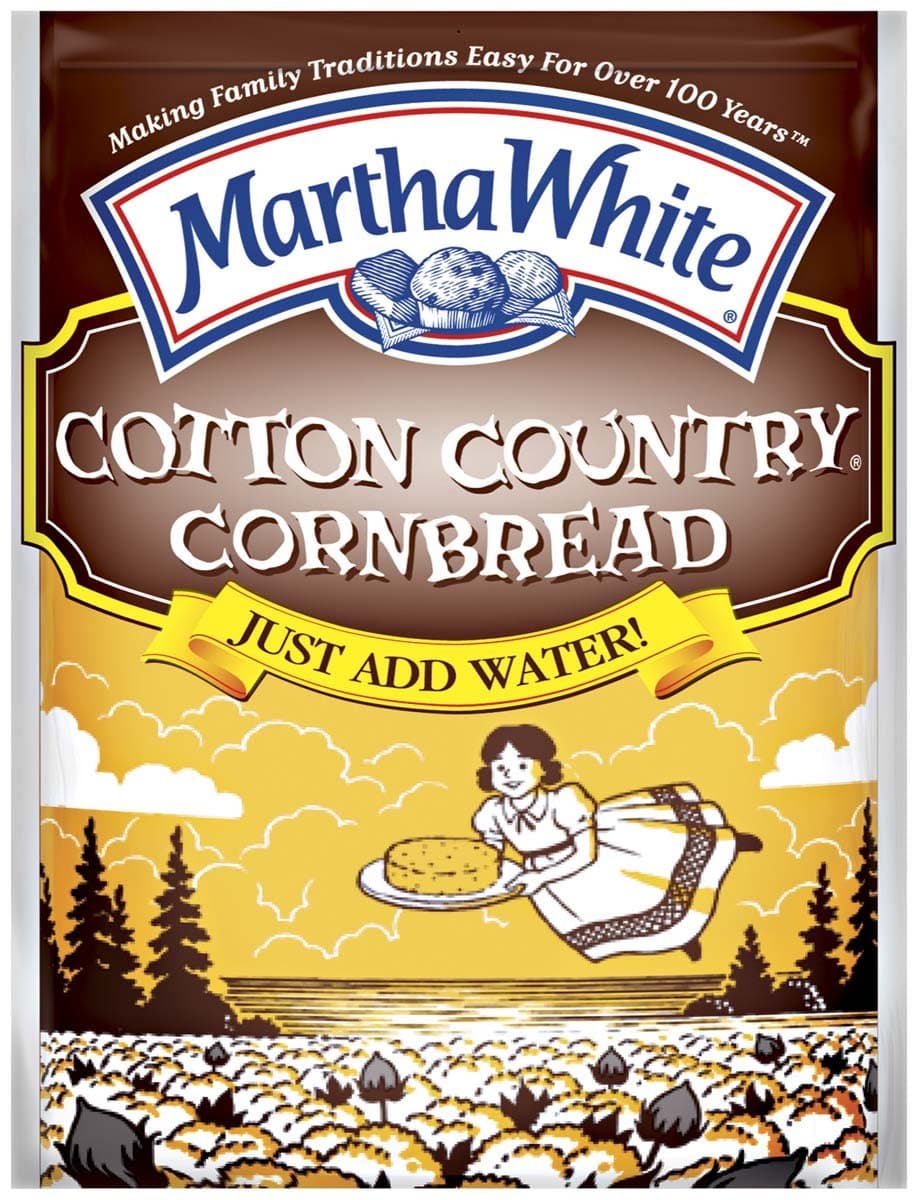 Martha White Cotton Country Cornbread, Buttermilk 6 Oz (Pack of 6)