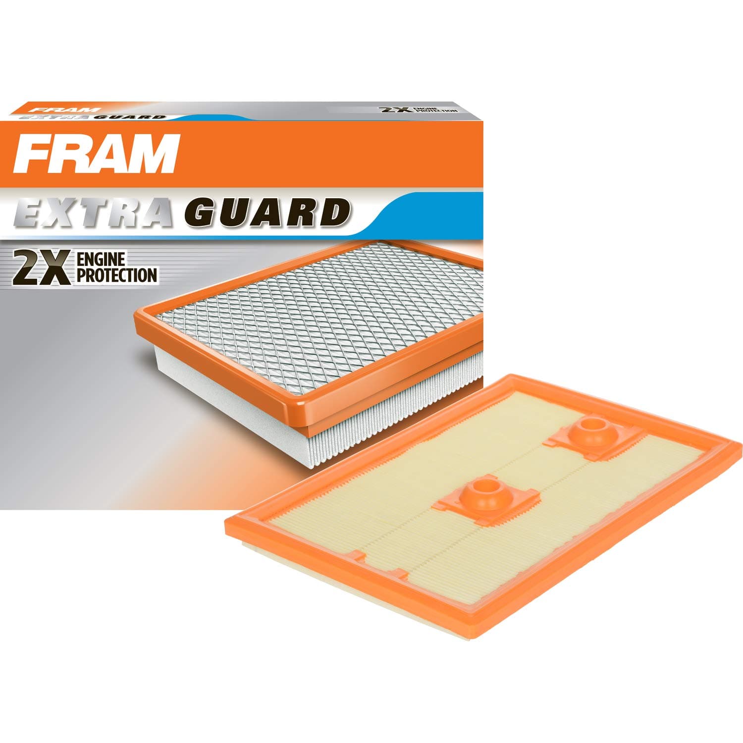 FRAM Extra Guard Rectangular Panel Engine Air Filter Replacement, Easy Install w/Advanced Engine Protection and Optimal Performance, CA11503 for Select Audi and Volkswagen Vehicles